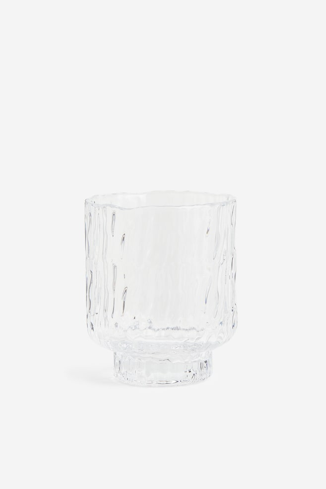 Glass tealight holder - Transparent - 1