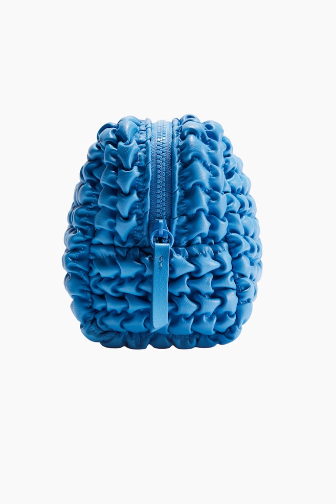 Make-up bag - Blue/Cream/Black - 1