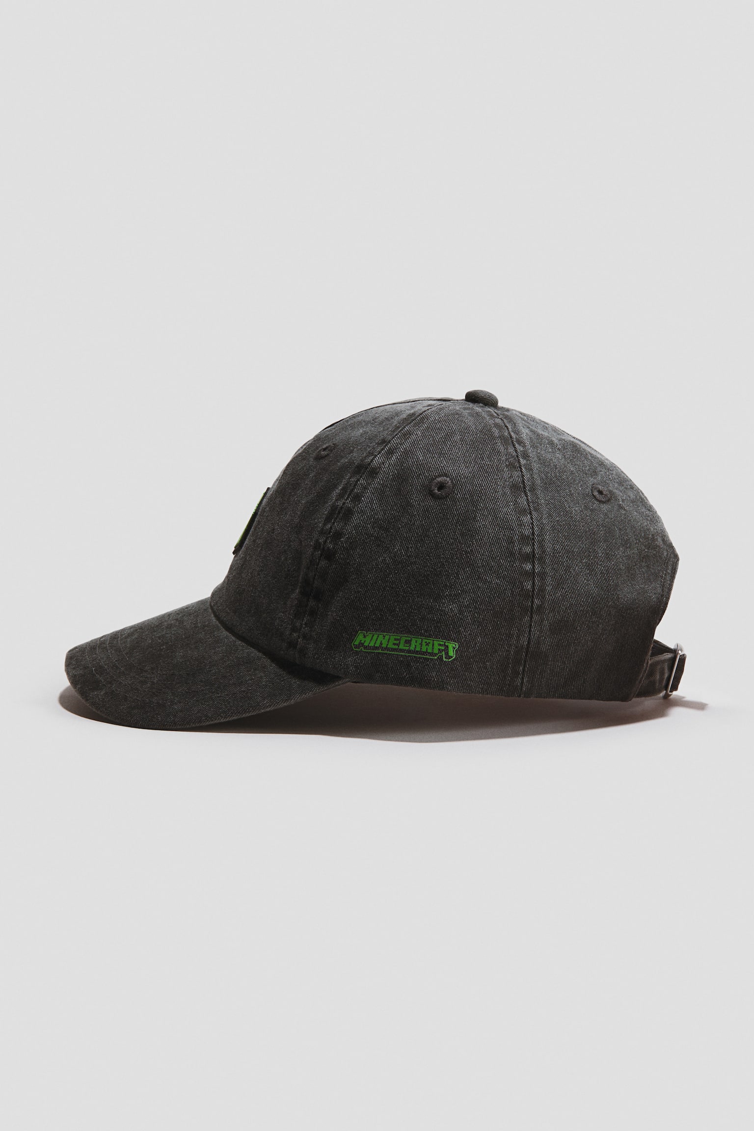 Embroidered-motif cotton twill cap - 3