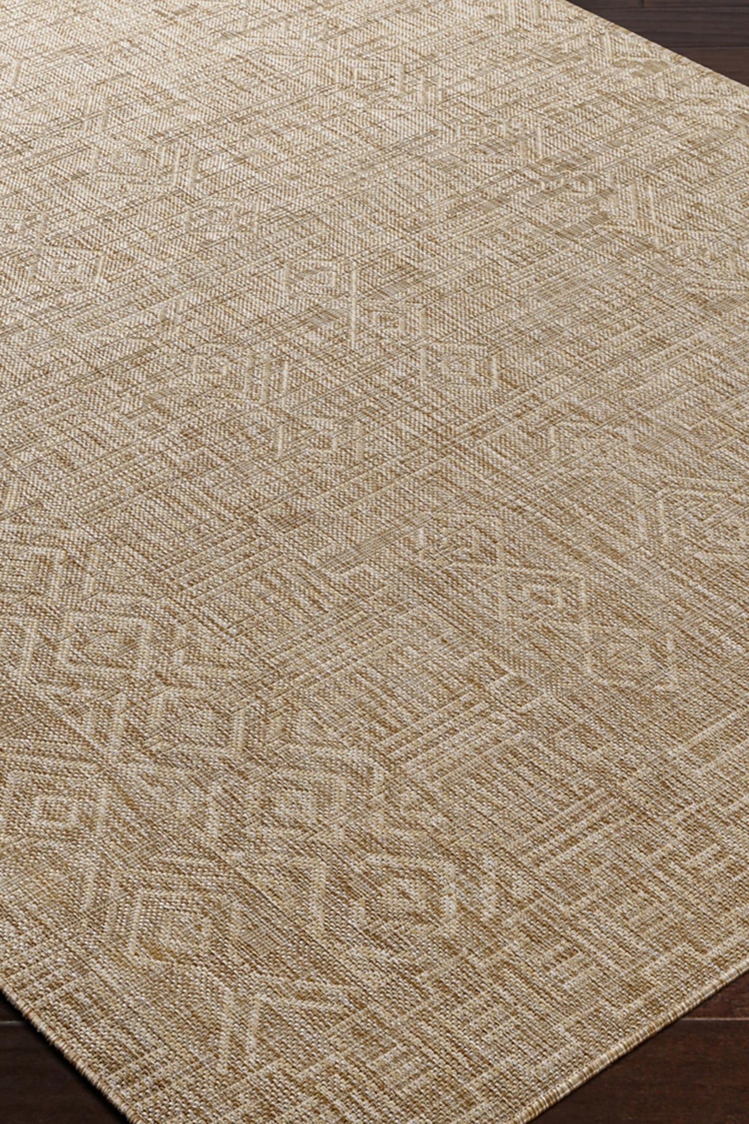 Sweta In- /outdoor Area Rug - Brown, Ivory - 3