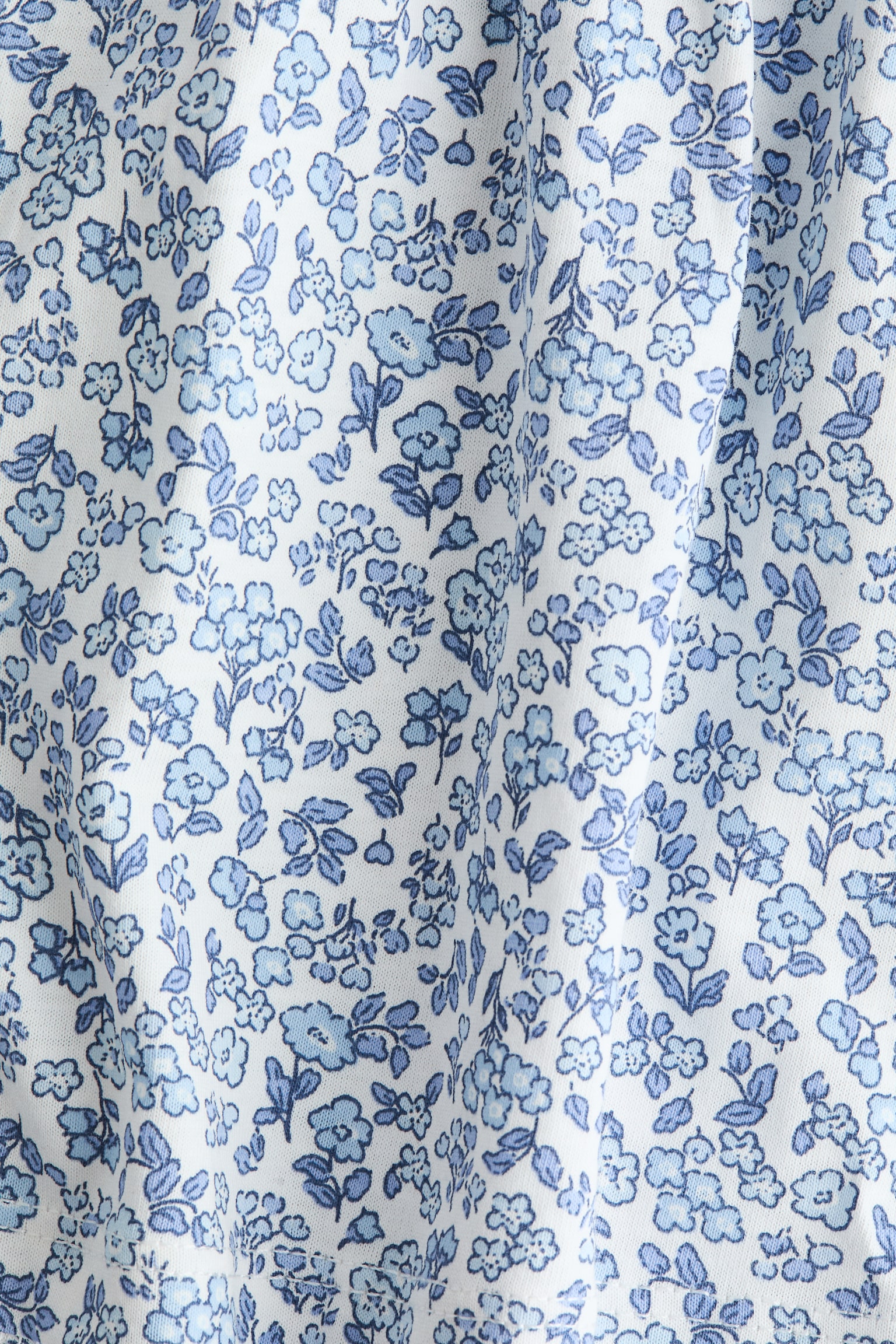 Váy cotton - Màu xanh dương nhạt/Hoa/Màu vàng/Chanh tây/Màu hồng khói nhạt/Hoa - 2