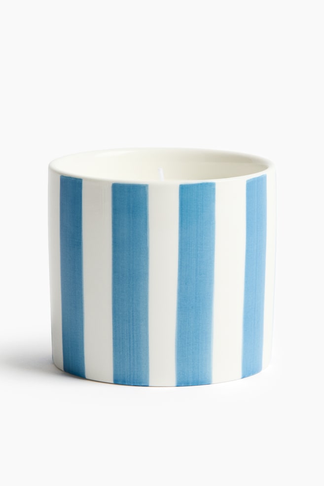 Vela aromática en recipiente de cerámica - Portofino Azure/Sorrento Garden - 1