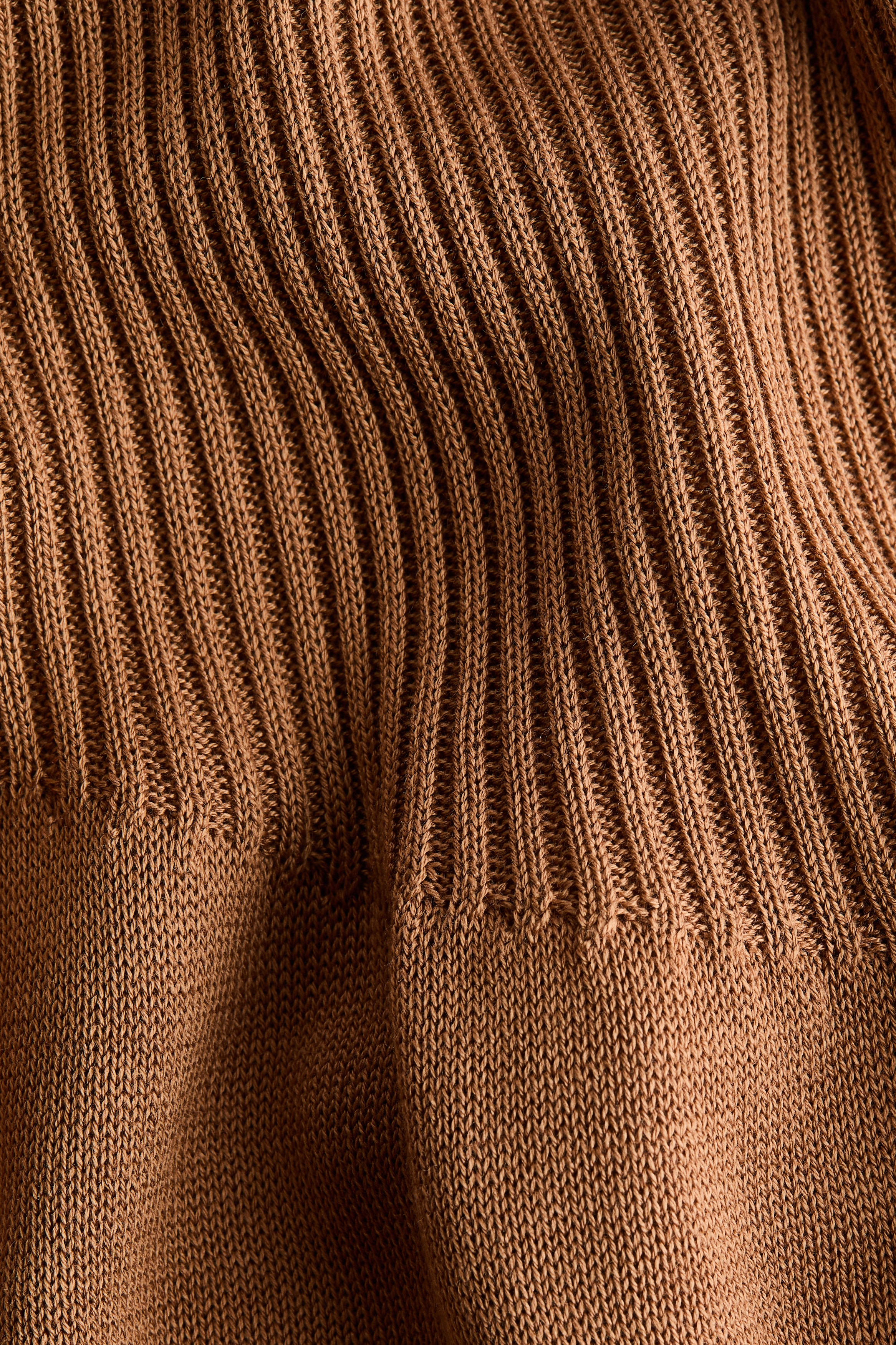 Rib-knit dress