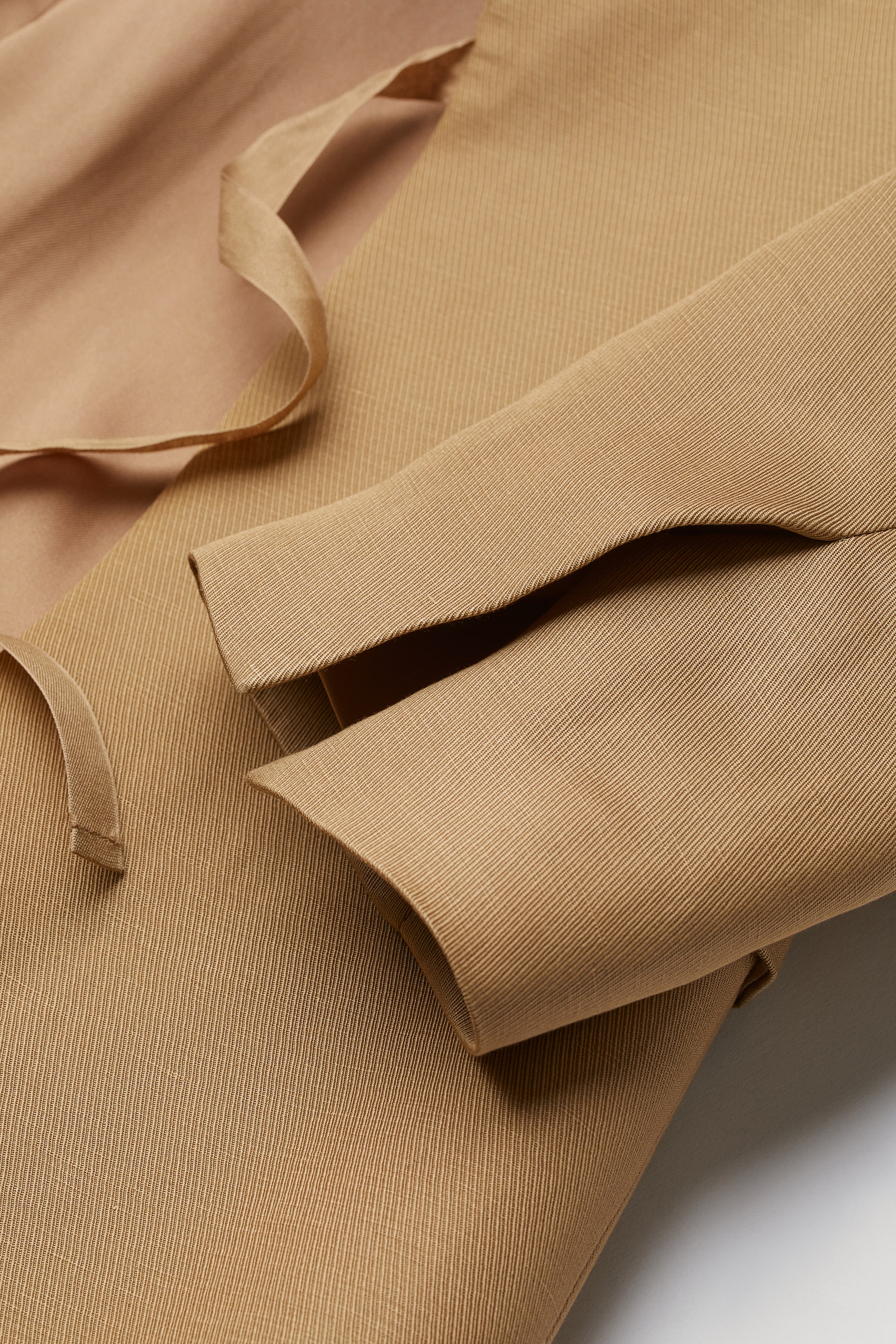 View larger image: Linen-blend Jacket - Khaki beige - Ladies | H&M US 2