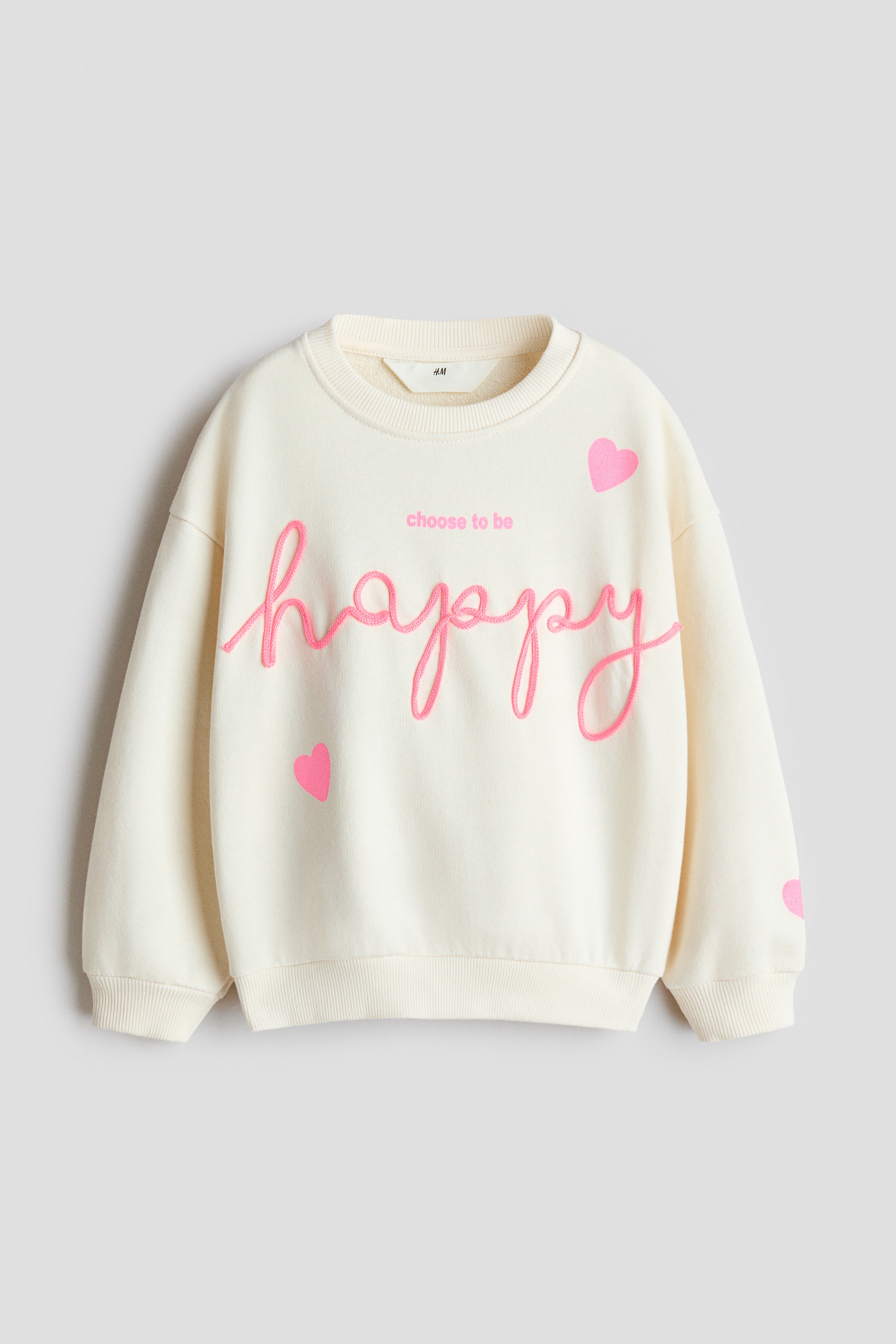 Sweatshirt mit ApplikationenModell