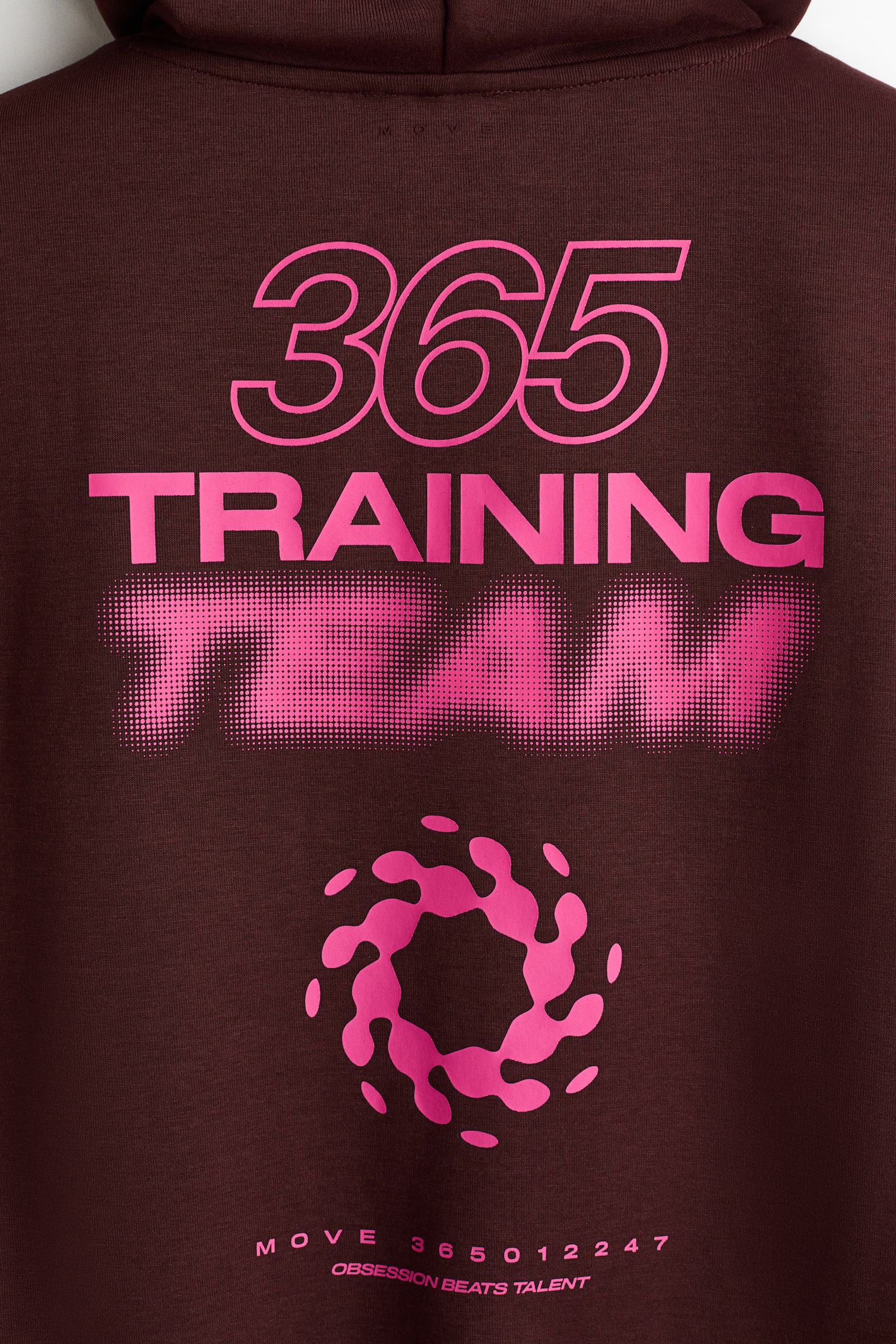 Sleeveless Sports hoodie with DryMove™ - Burgundy/365 Training Team - 8