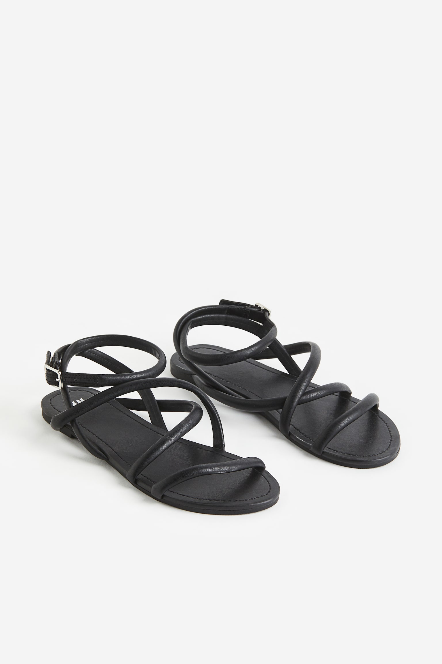 Sandals - Black/Cerise/White - 1