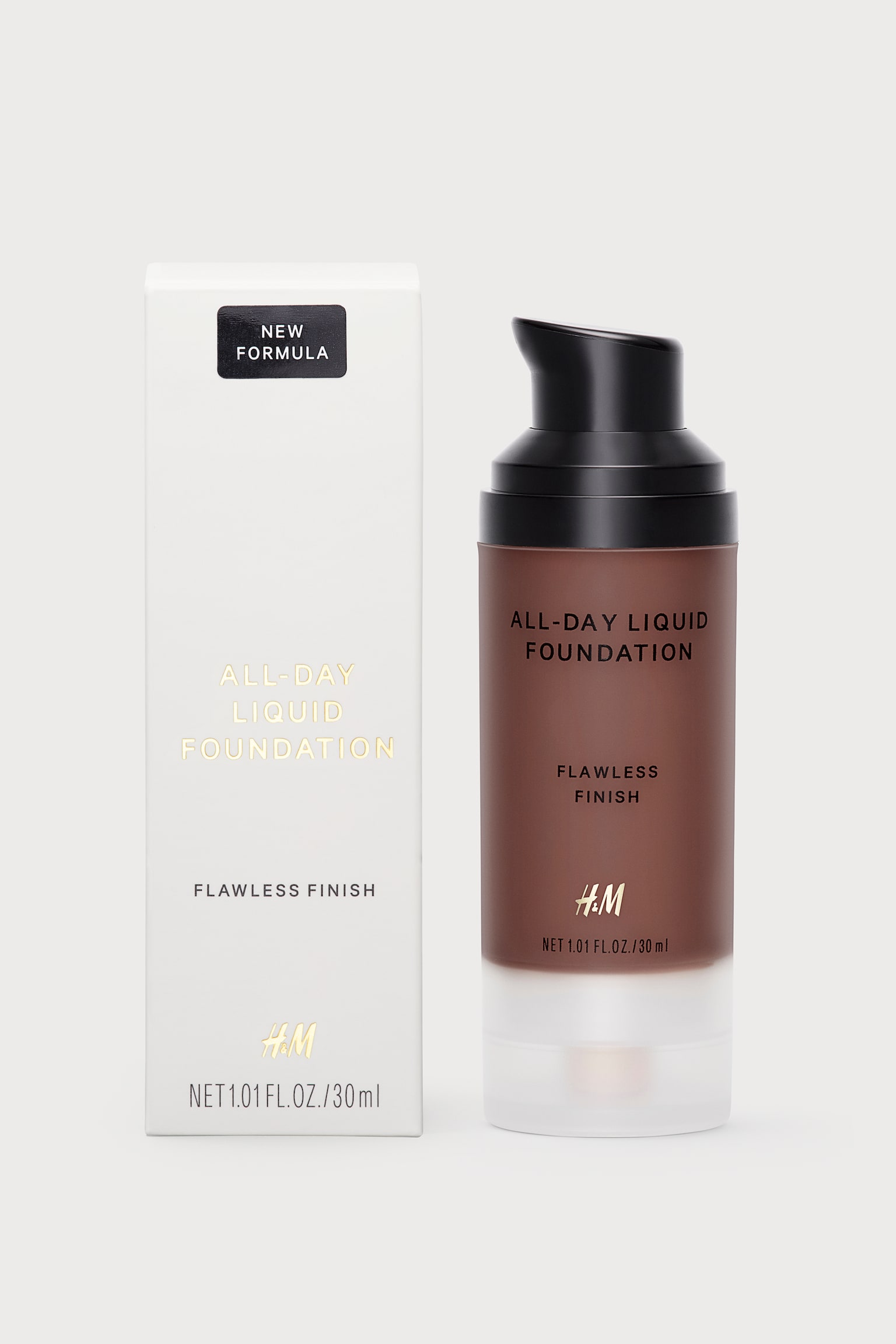 All-day Liquid Foundation - Hickory Nut/Soft Sand/Almond beige/Alabaster/Porcelain/Ivory/Honey/Olive/Hazelnut/Chestnut/Carob/Dark Chocolate/Light Porcelain/Warm beige/Light Sand/Sweet Cacao/Amber/Hazelwood/Fudge/Cappuccino/Honeycomb - 2