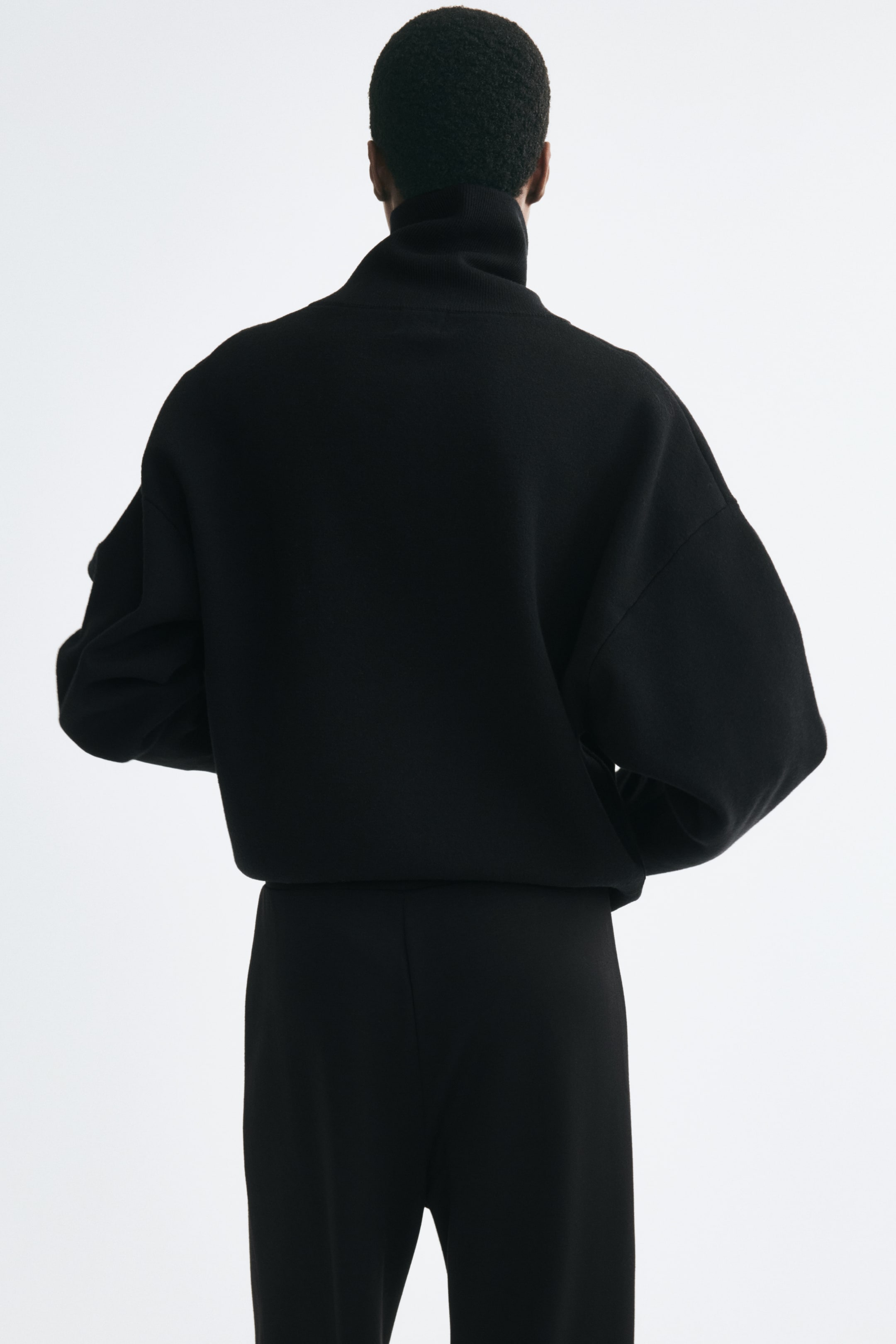 Half-Zip Wool-Blend Sweater