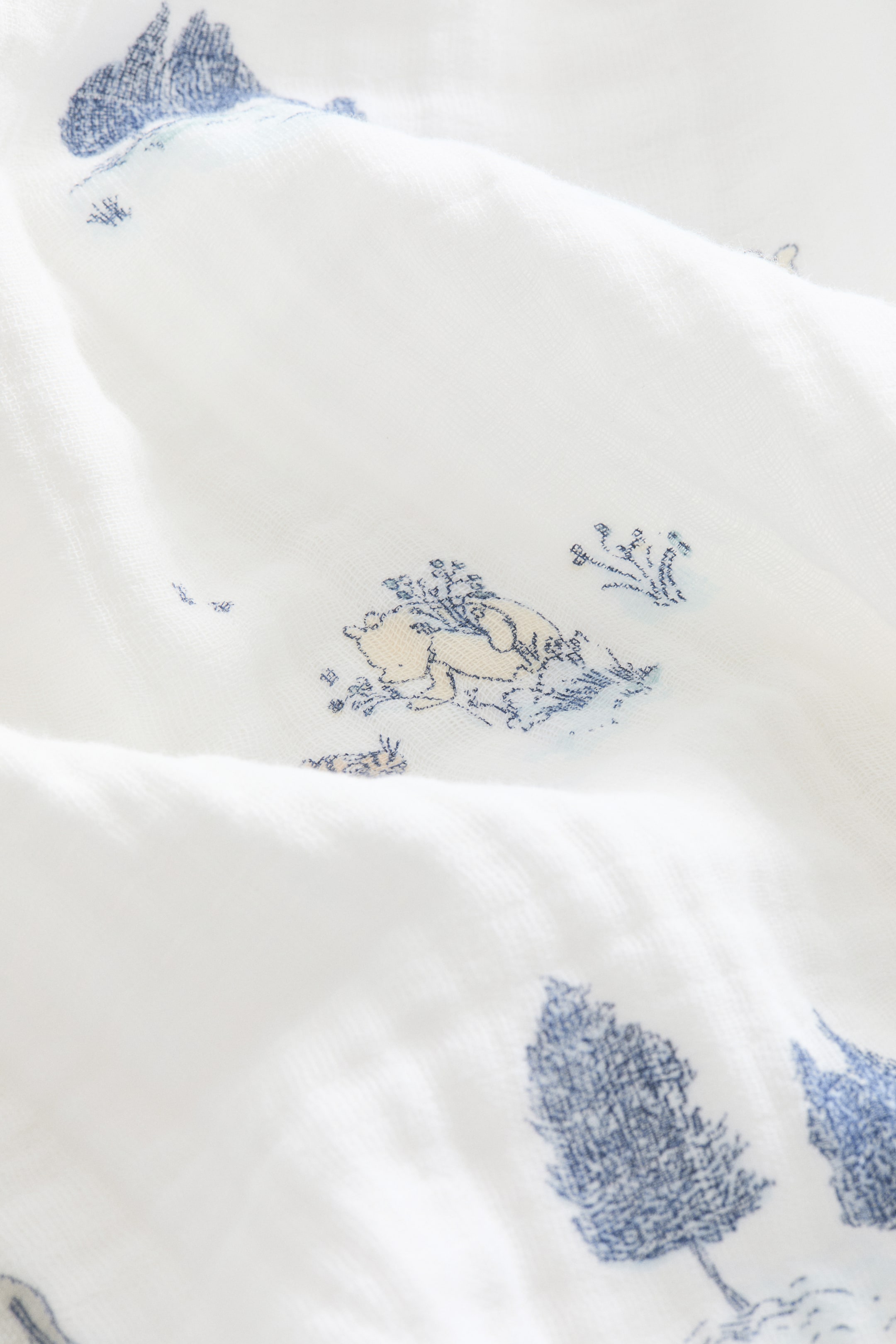Patterned Muslin Baby Blanket