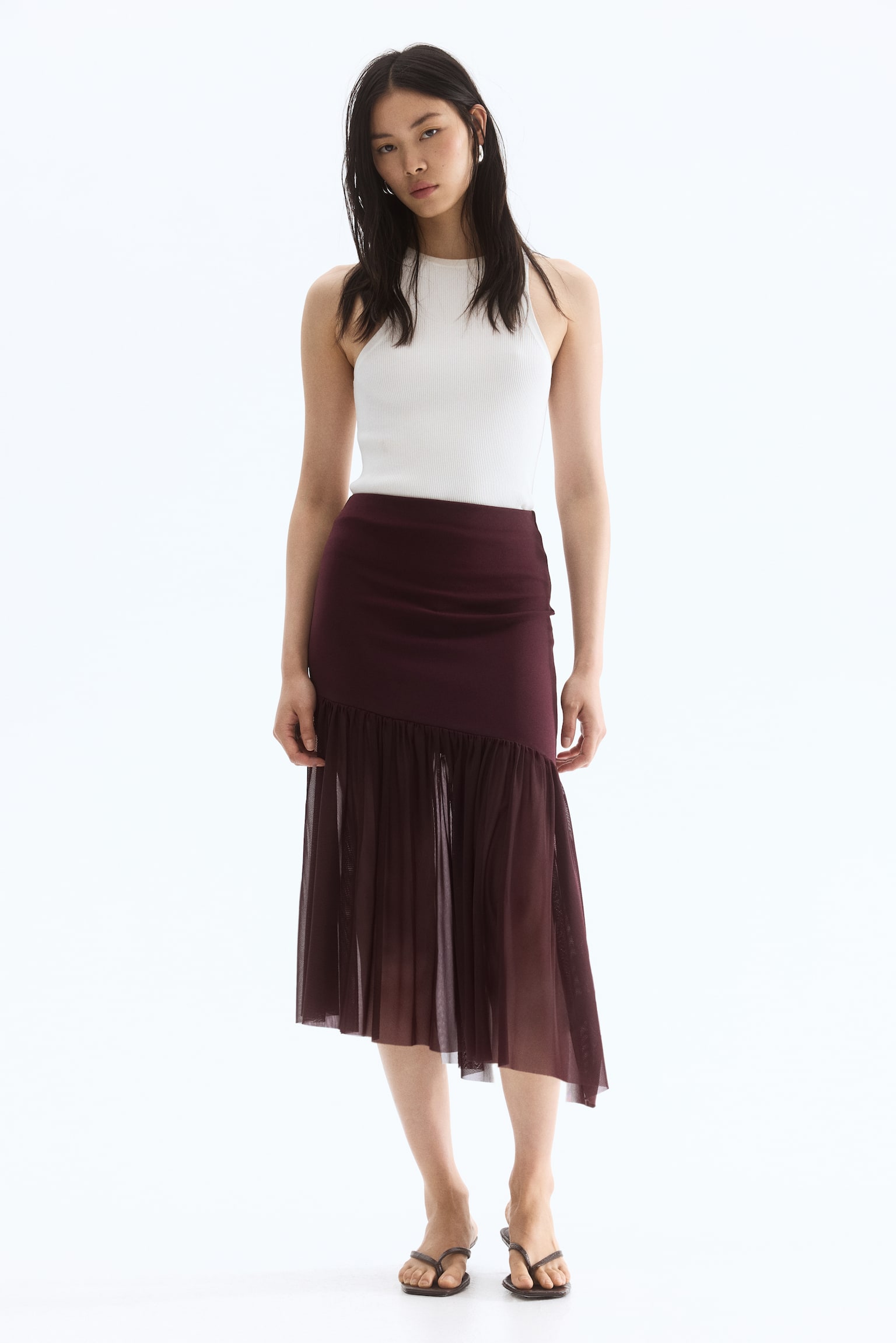 File Panelli Etek - Bordo/Siyah - 3