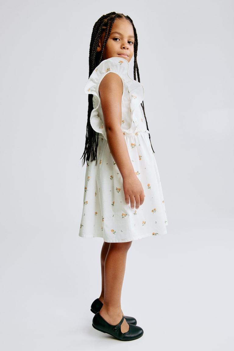 Printed cotton dress