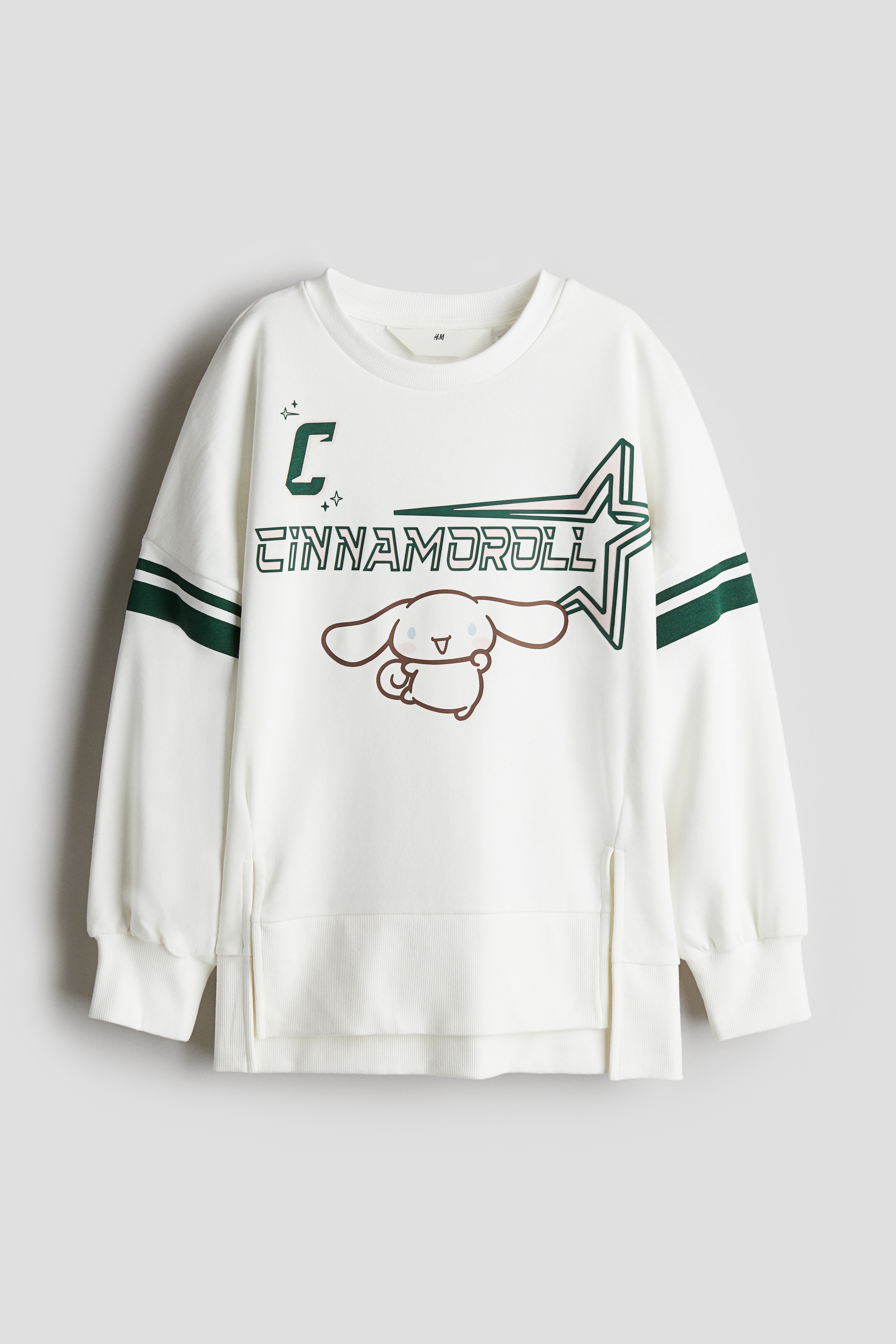 Oversized printed sweatshirt - White/Cinnamoroll/White/Aristocats