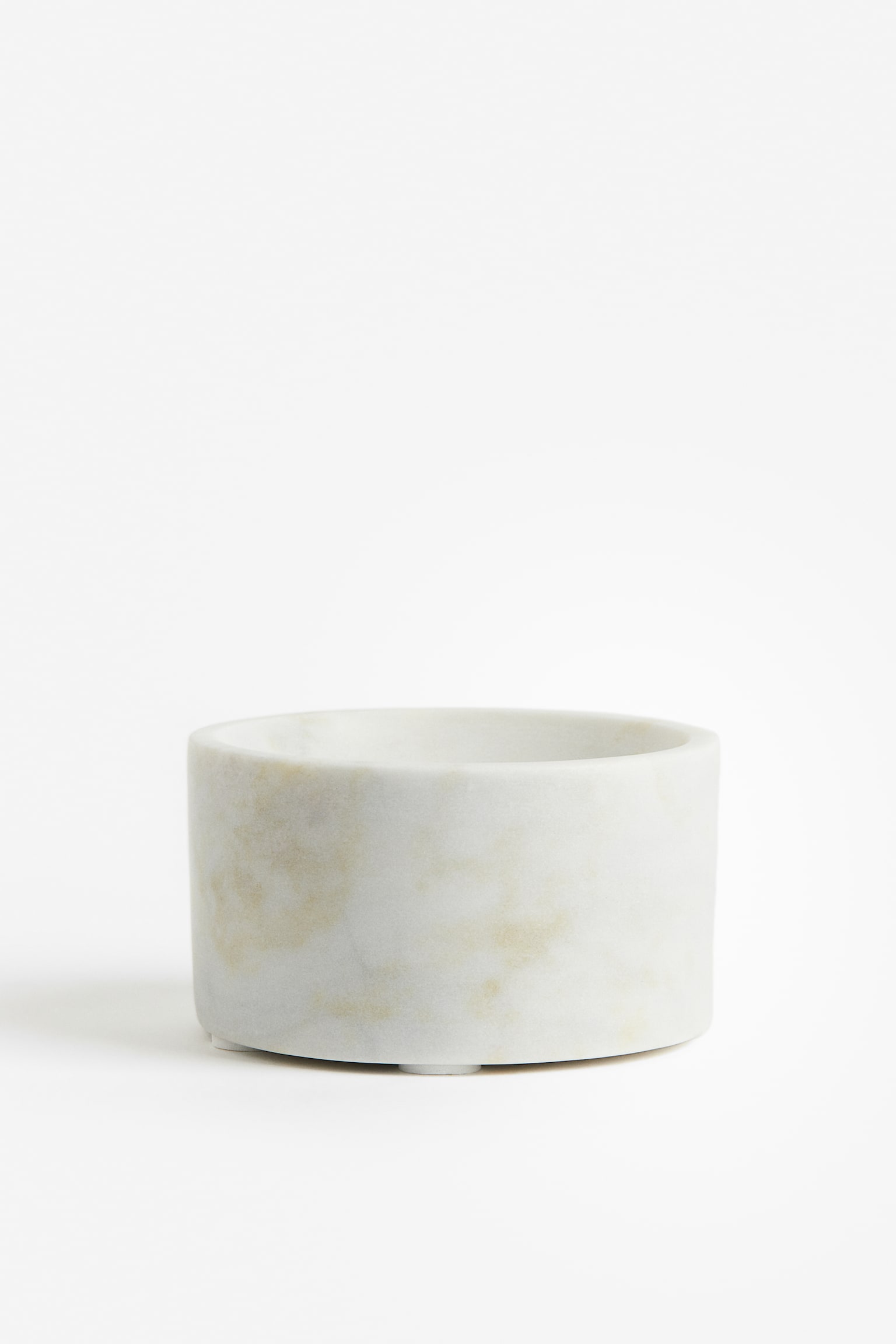 Marble bowl - White/Grey - 1