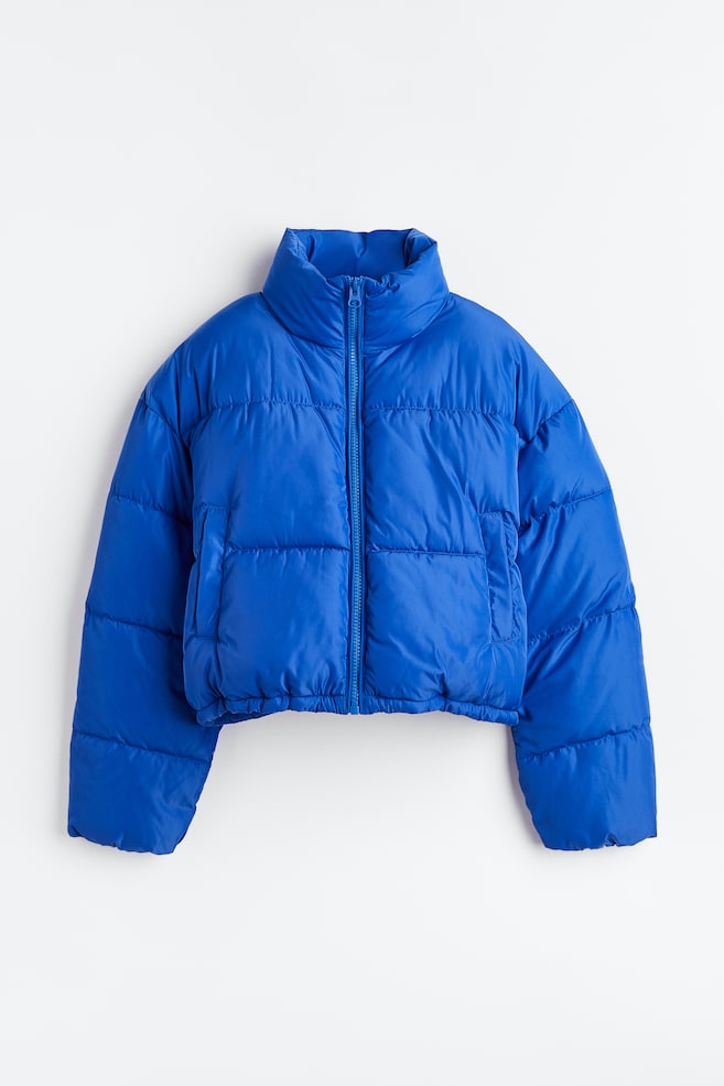 Short puffer jacket - Bright blue - 2