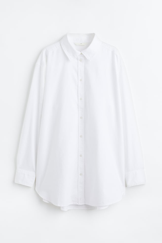 Oxfordskjorte - Hvit/Lys blå/Lys rosa/Klarblå/Stripet/dc - 2