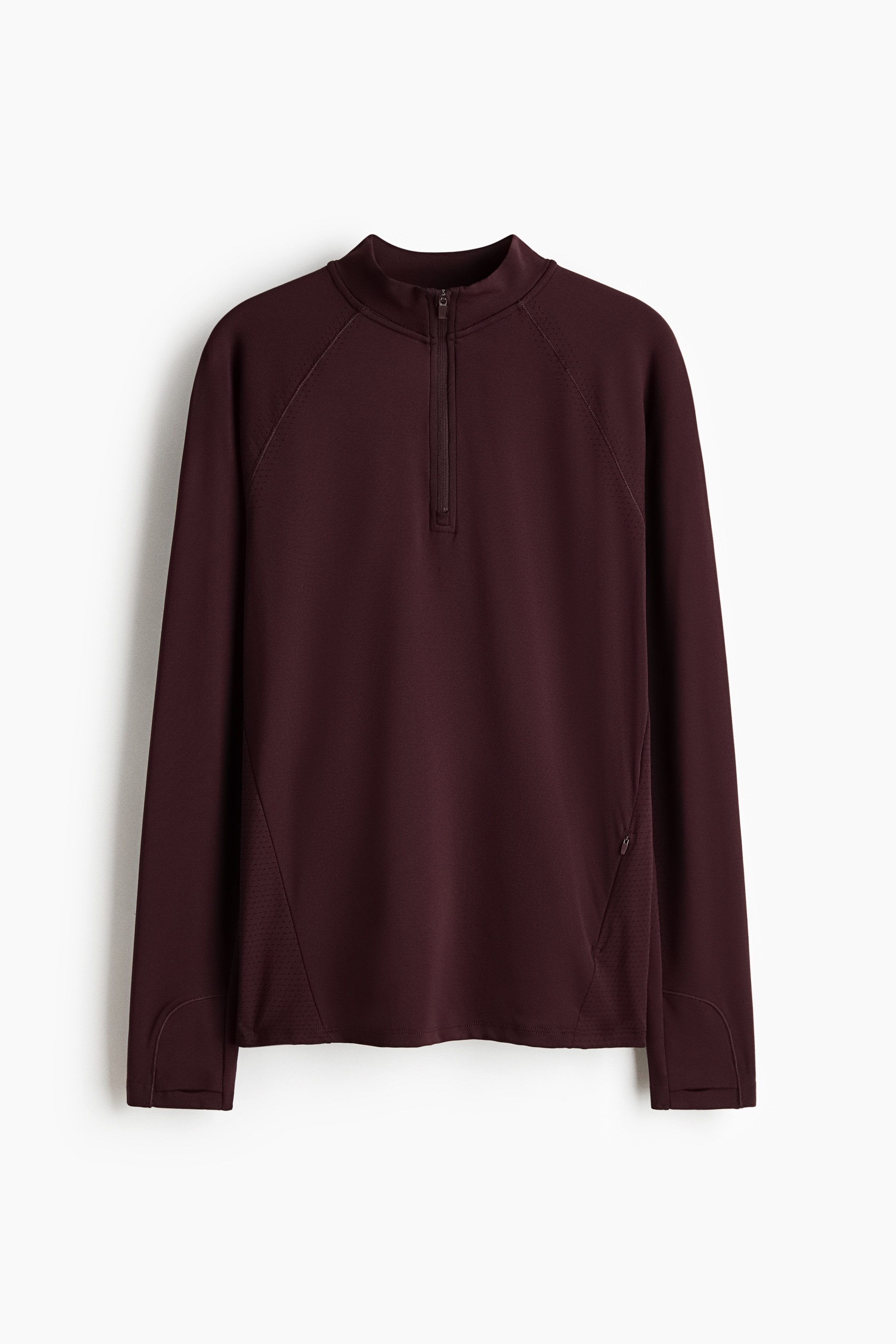 H & M - Seamless Sportshirt mit DryMove - Rot - Sportswear