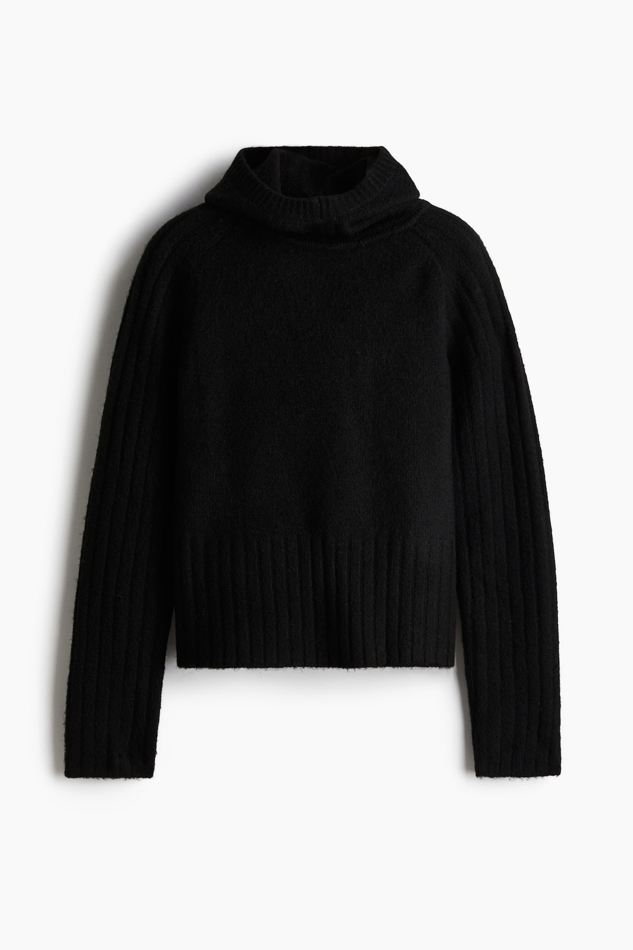 Pull avec capuche façon cagoule - Noir - FEMME | H&M FR