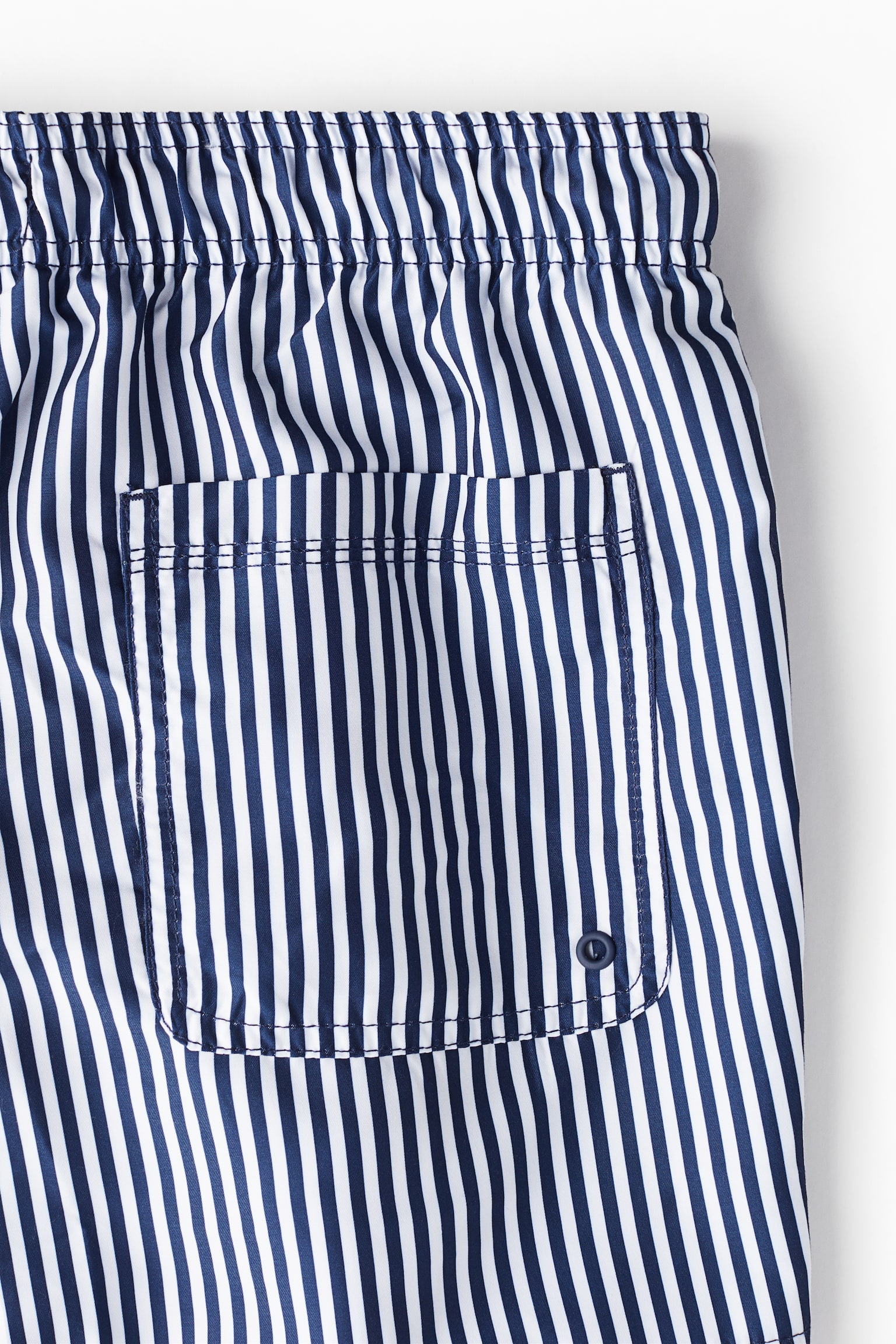 Patterned swim shorts - Dark blue/Striped - 3