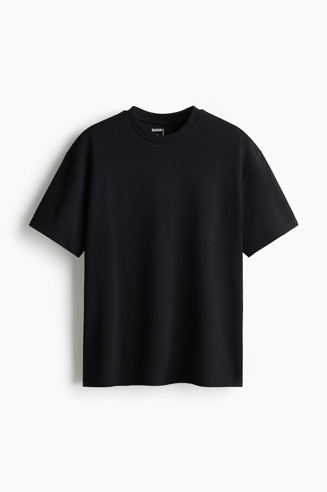 Cooling Relaxed Fit T-shirt - Black/Grey marl/White - 1