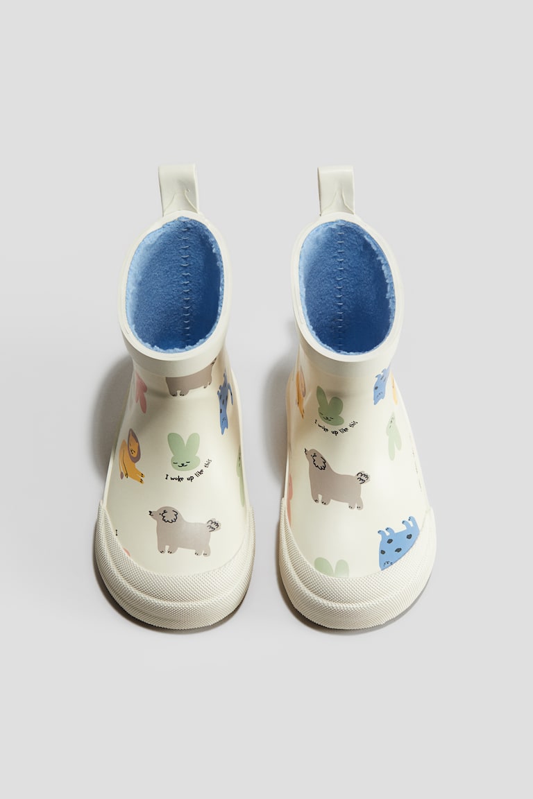 Botas de agua Crema/Animales NIÑOS H&M ES