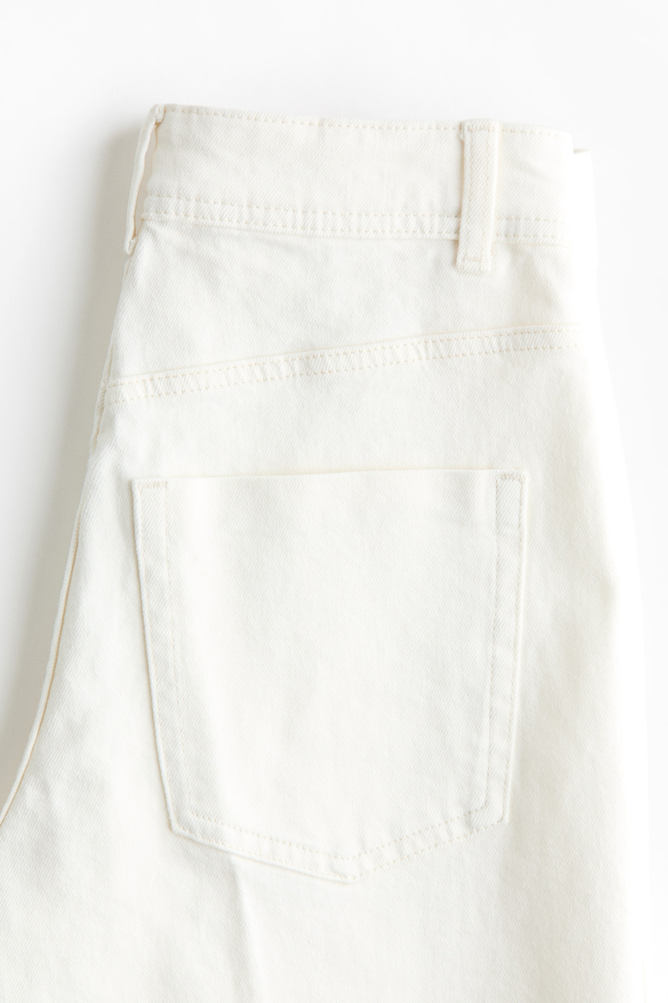View larger image: Wide High Jeans - Light beige - Ladies | H&M SG 7
