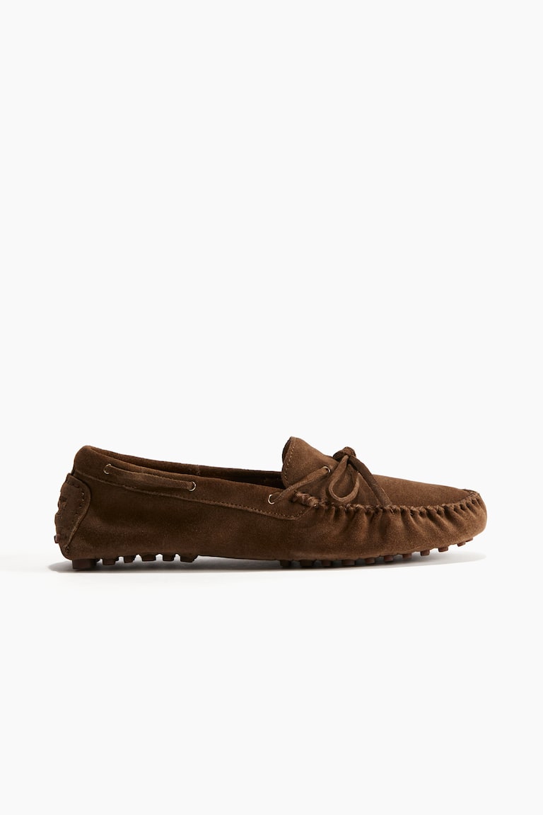 Zapatos de conducción en ante Marrón MUJER H&M ES