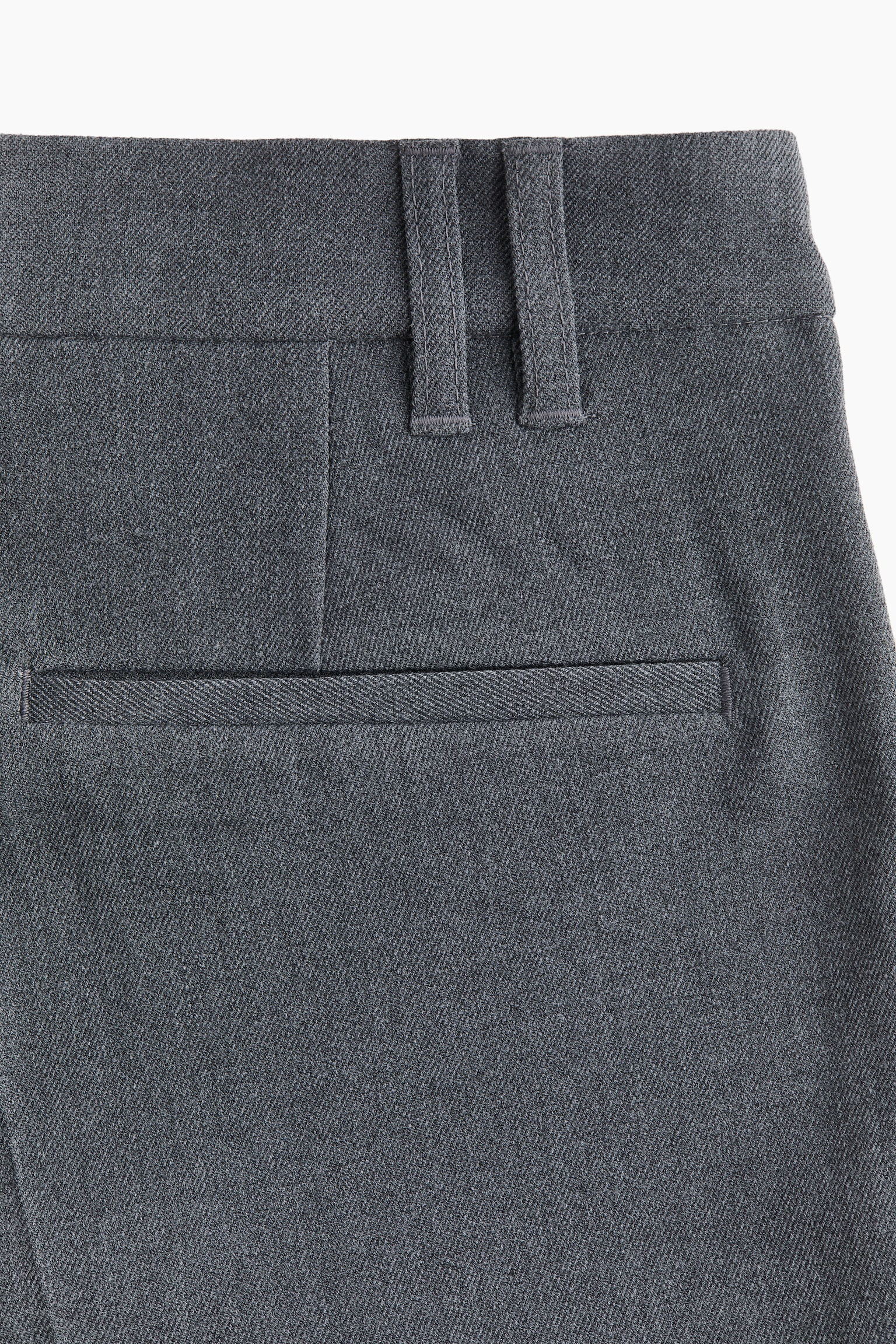 Wide tailored trousers - Dark grey marl/Grey marl/Dark brown/Pinstriped/Black/Navy blue/Pinstriped - 6