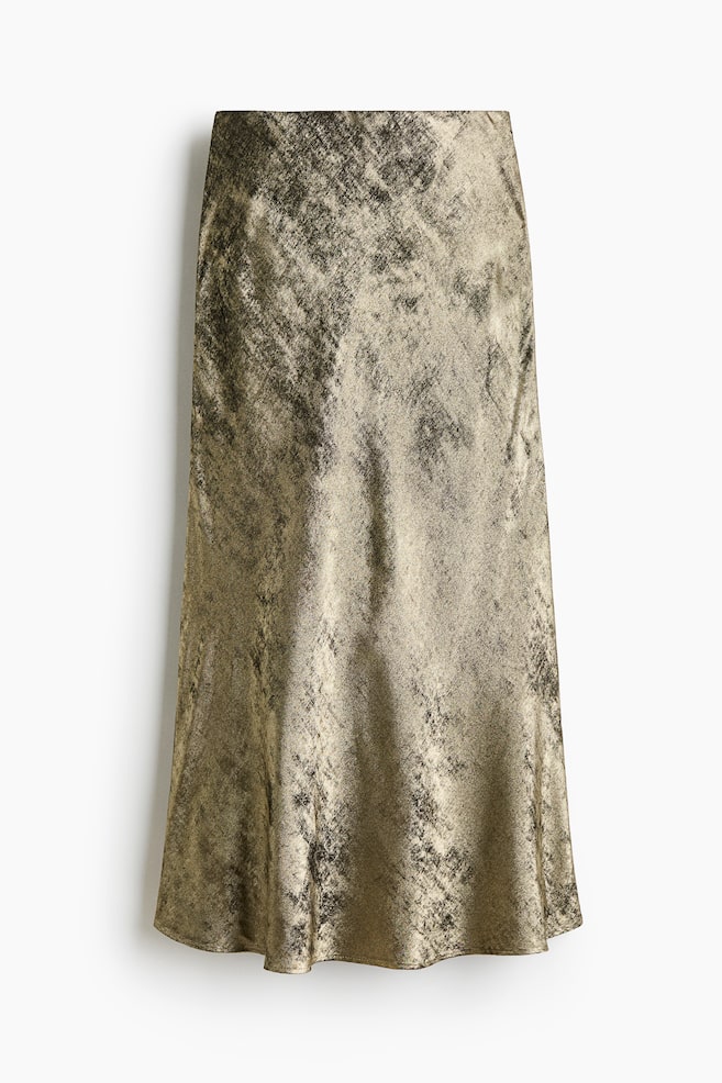 Midi skirt - Gold-coloured/Light beige/Patterned/Olive green/Black/Burnt orange/White/Floral/White/Light beige/Zebra print/Pink/Dark brown/Polka dot/White/Black/Zebra print/Red - 1