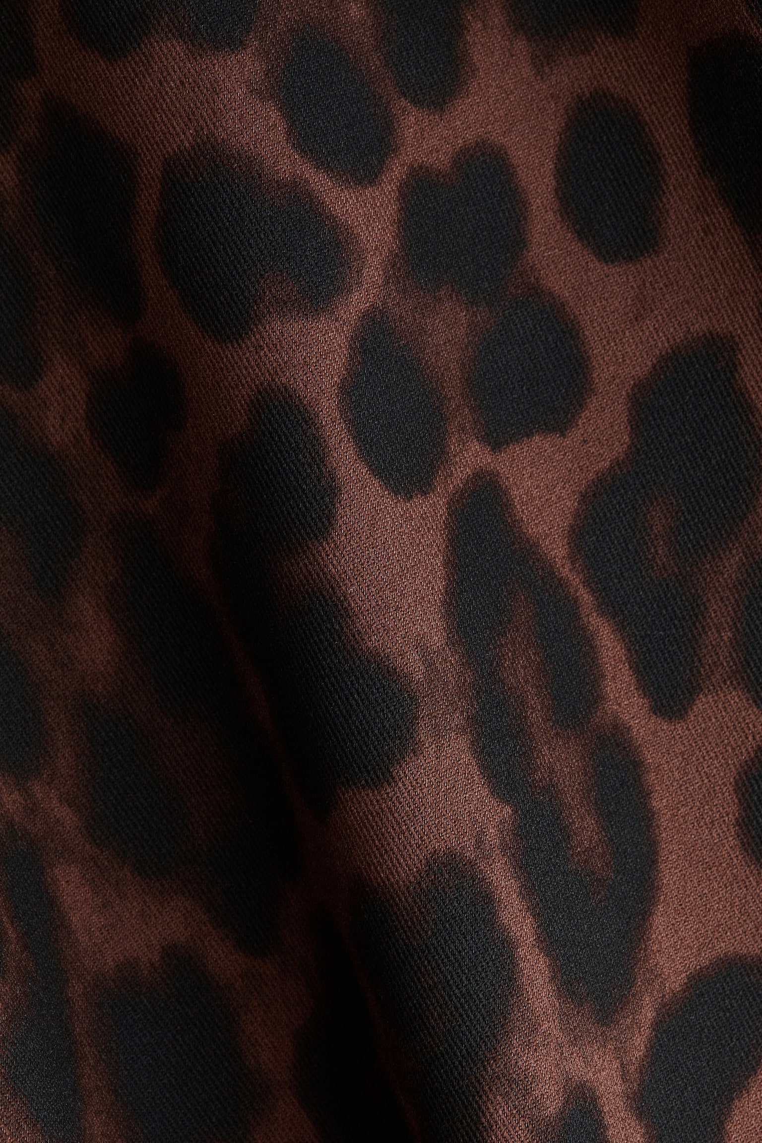 שמלה קצרה - שחור/מנומר/בורדו - 3