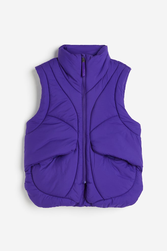 ThermoMove™ quiltet vest - Klar lilla/Sort - 2