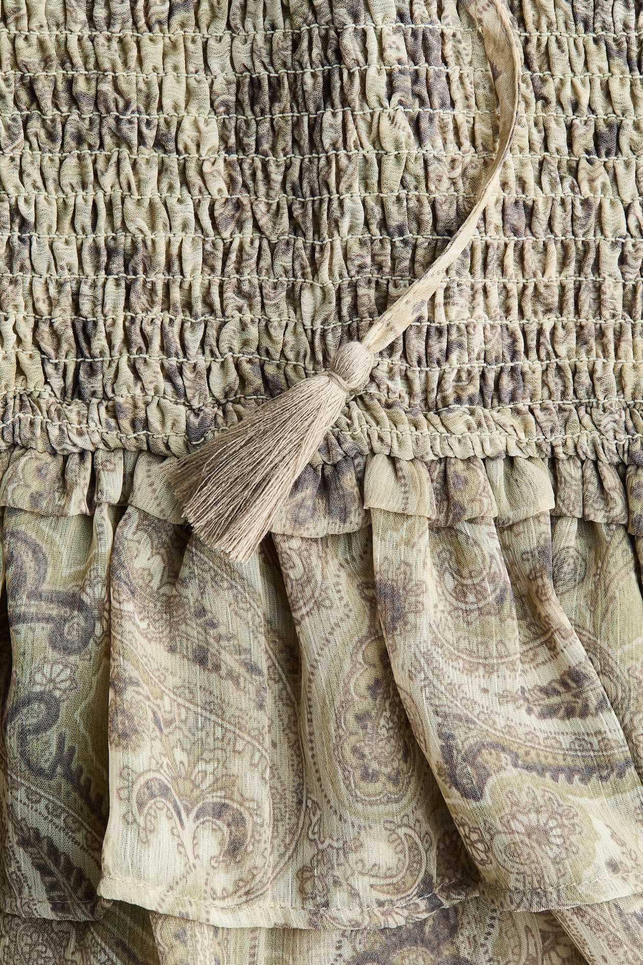 Smocked Bandeau Top - image 2