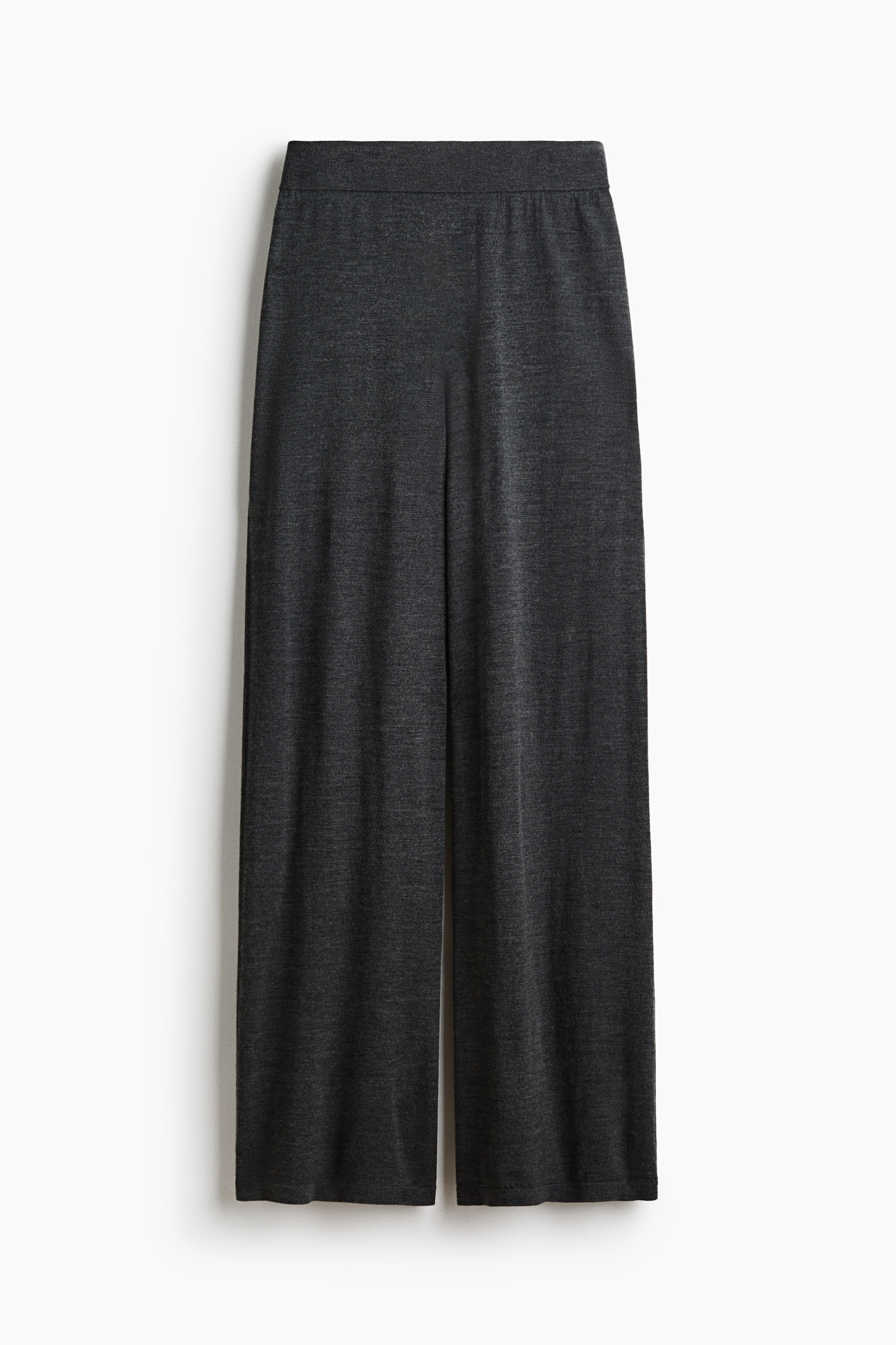 Pantalon en tricot fin de laine mérinos
