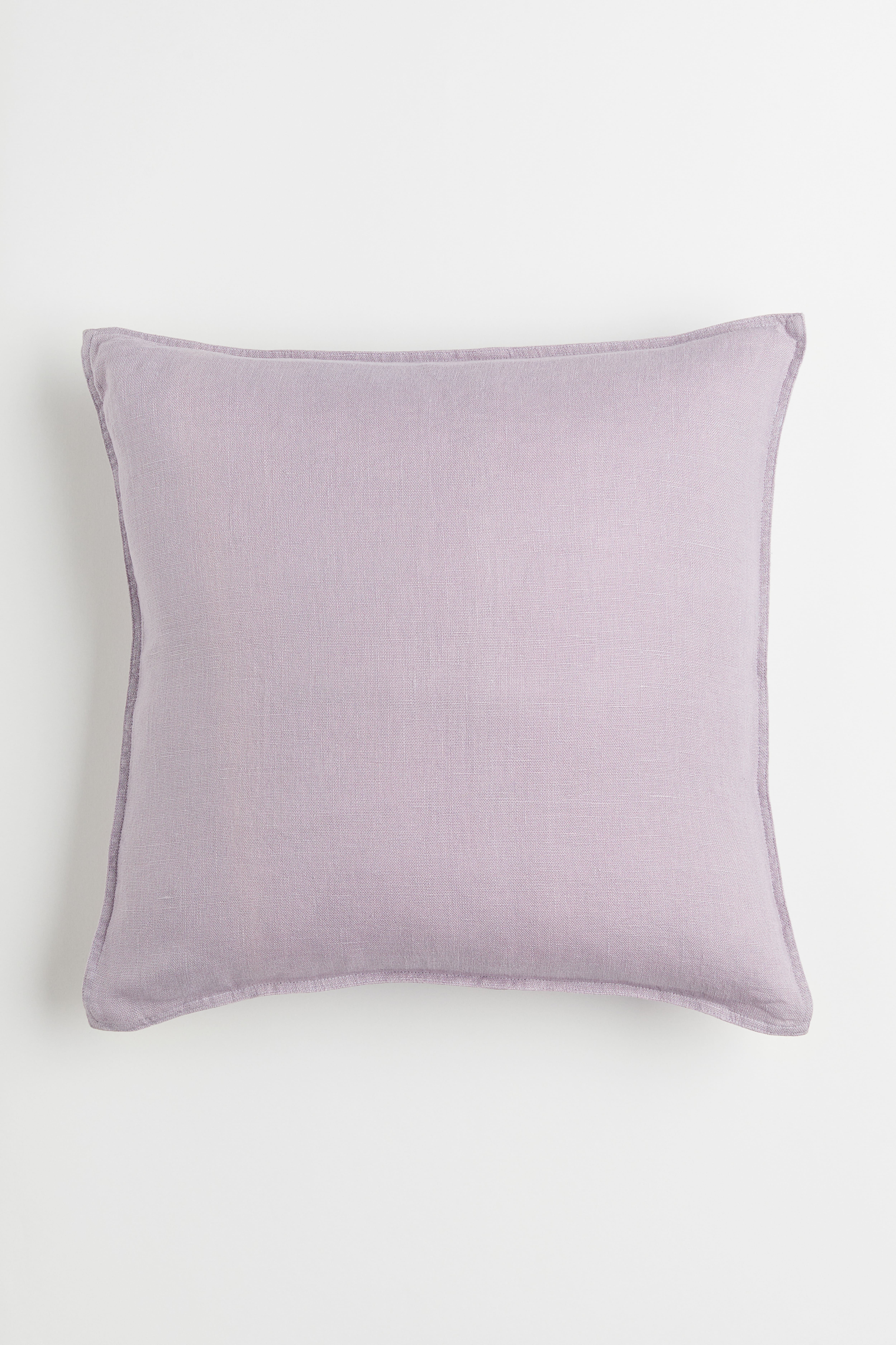 Washed linen cushion cover Light purple Home All H M GB