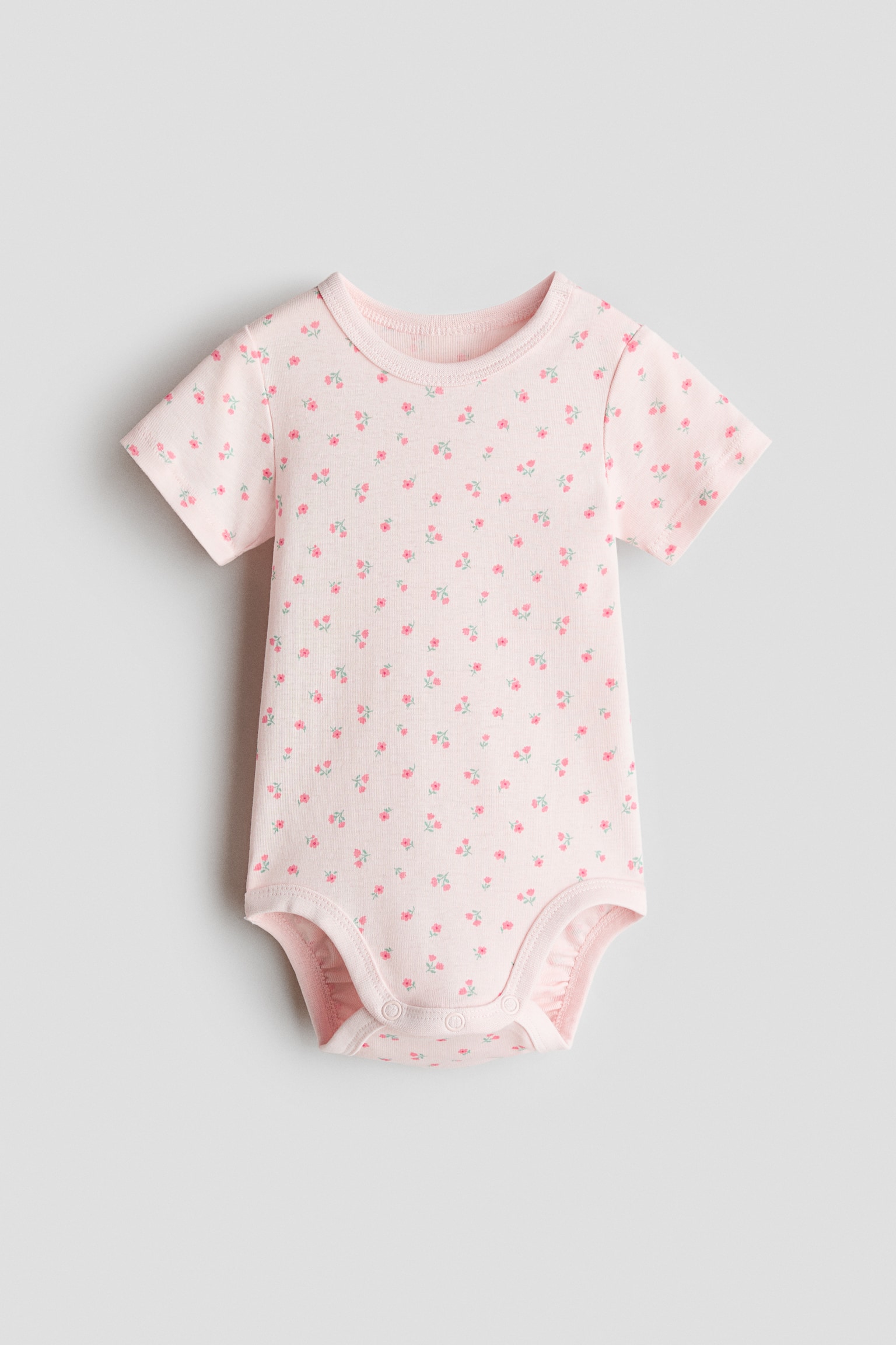 Printed bodysuit - Light pink/Floral/White/Leopard print/Cream/Floral/White/Vehicles/Light dusty blue/Whales/Light blue/Floral/Yellow/Lemons/Light pink/Strawberries/Navy blue/Sailboats/Cream/Sailing boats - 1