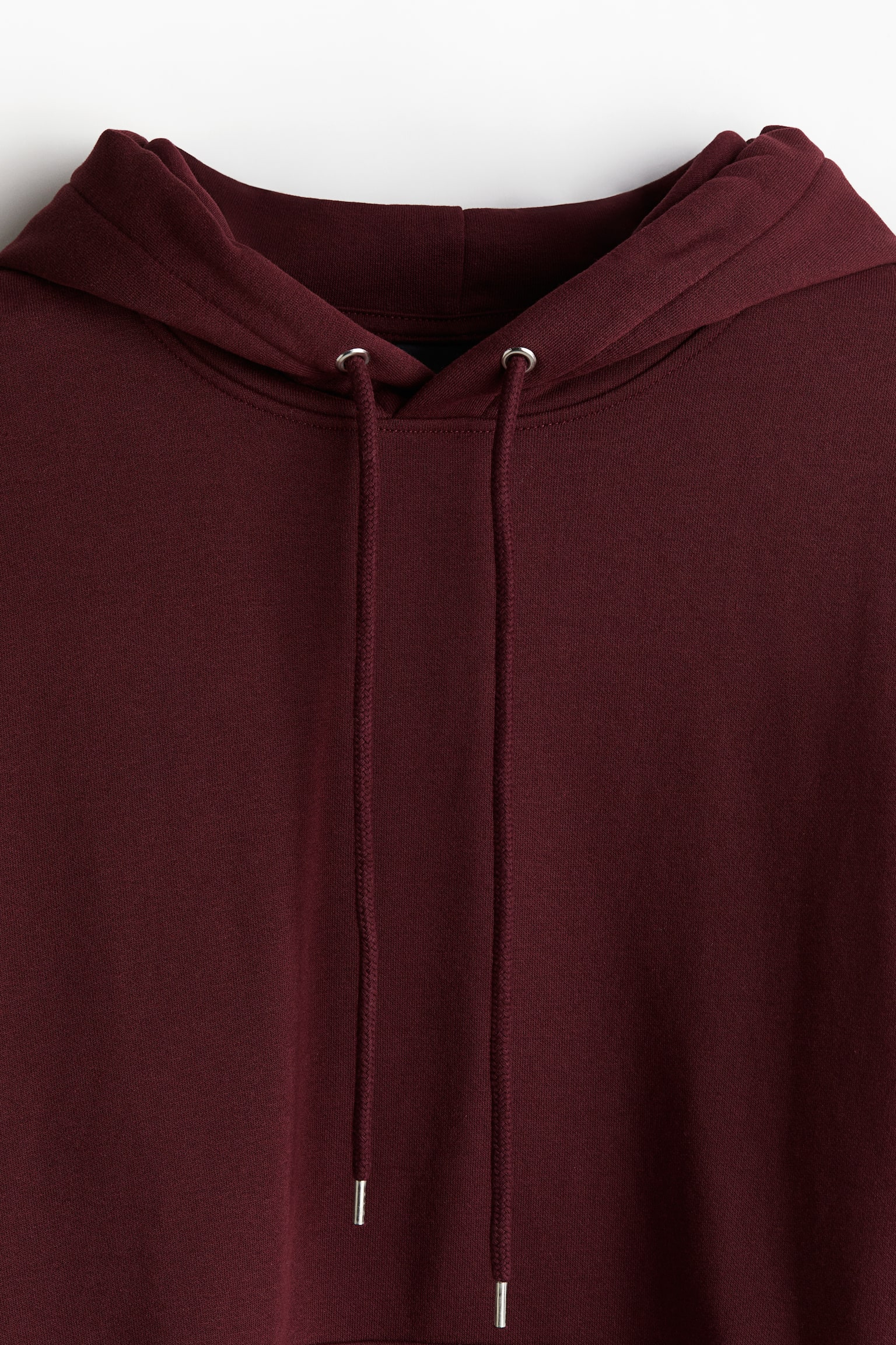 Loose Fit Hoodie - Burgundy/Black/Light grey marl/Navy blue/Dark brown/Dark greige/Light beige/Forest green/Black/White/Pistachio green/White/Light purple/Green/Light brown - 5