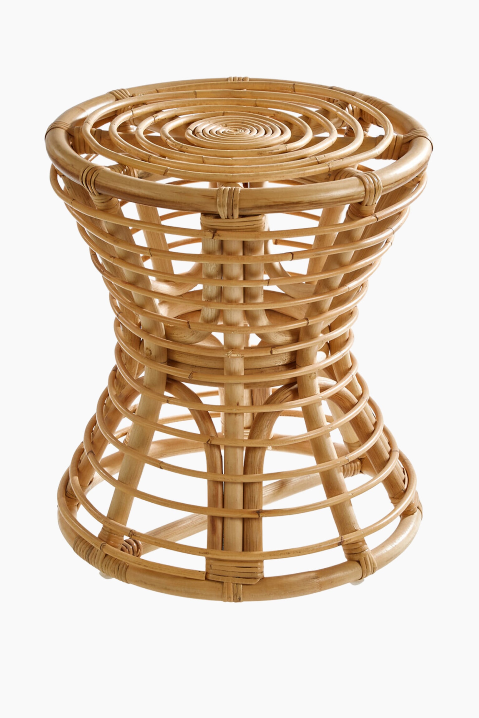 Maka Rattan Stool - Natural - 3