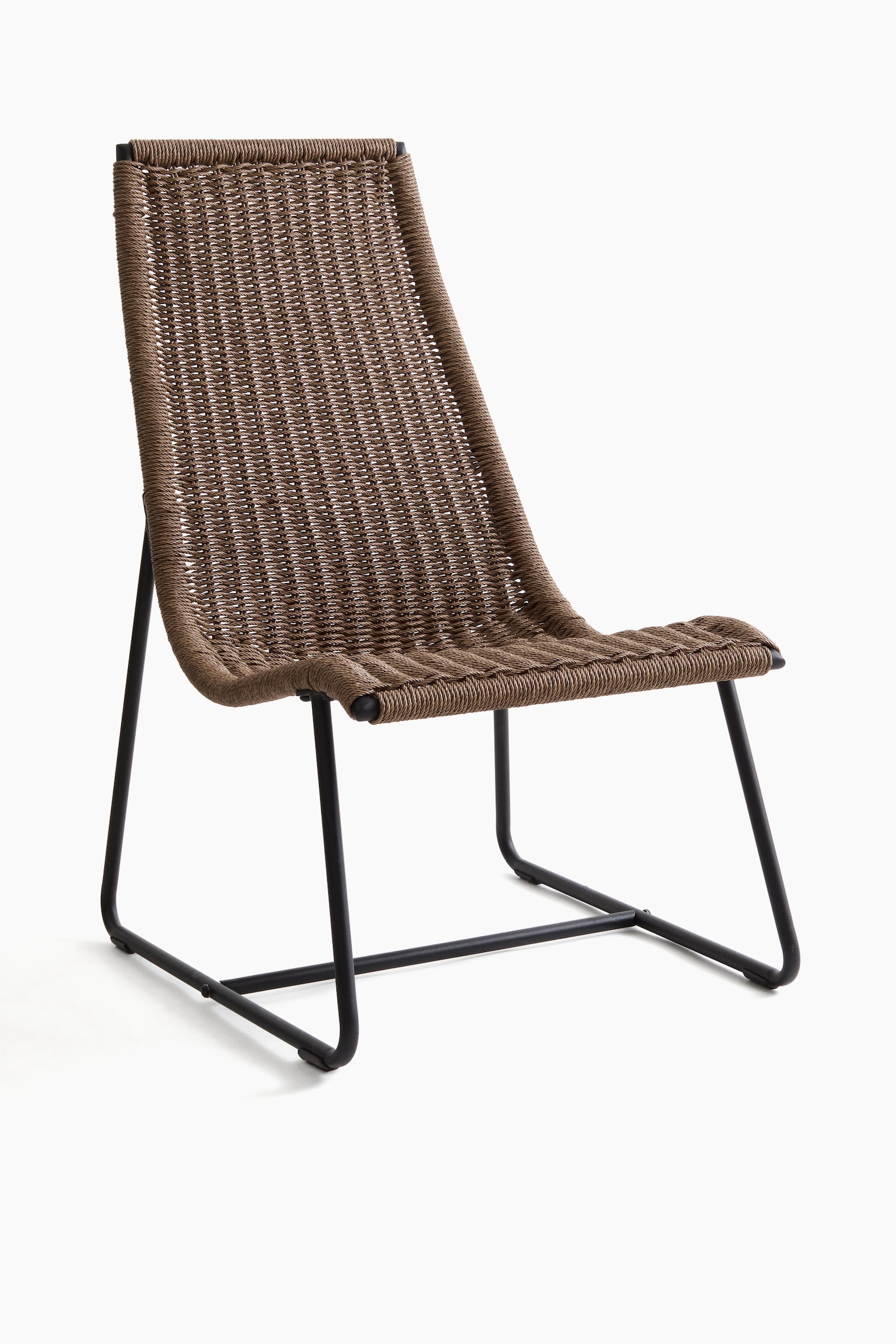 Outdoor lounge chair - Brown - 1