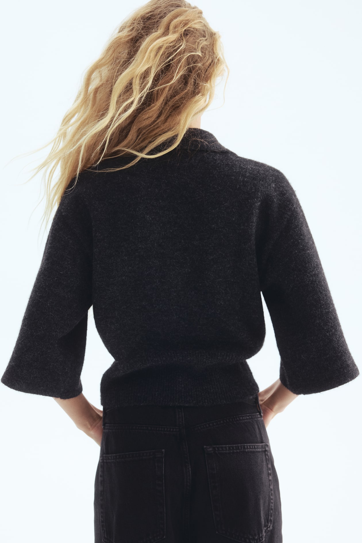 Cardigan with Collar - image 4