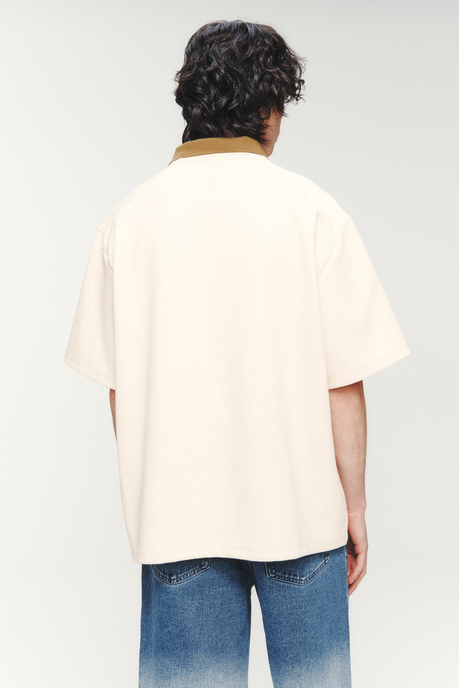Loose Fit Polo shirt - Beige/Comfort Zone/Dark beige/Challenge Out - 4