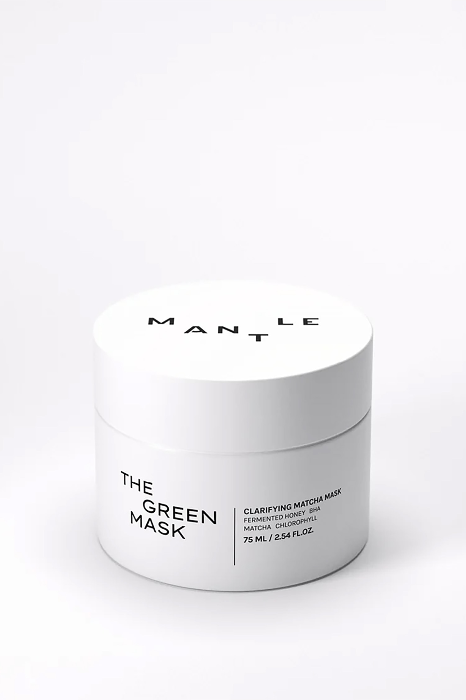 MANTLE - The Grön Mask – Clarifying Matcha Mask - Djuprengör Utan Att Torka Ut