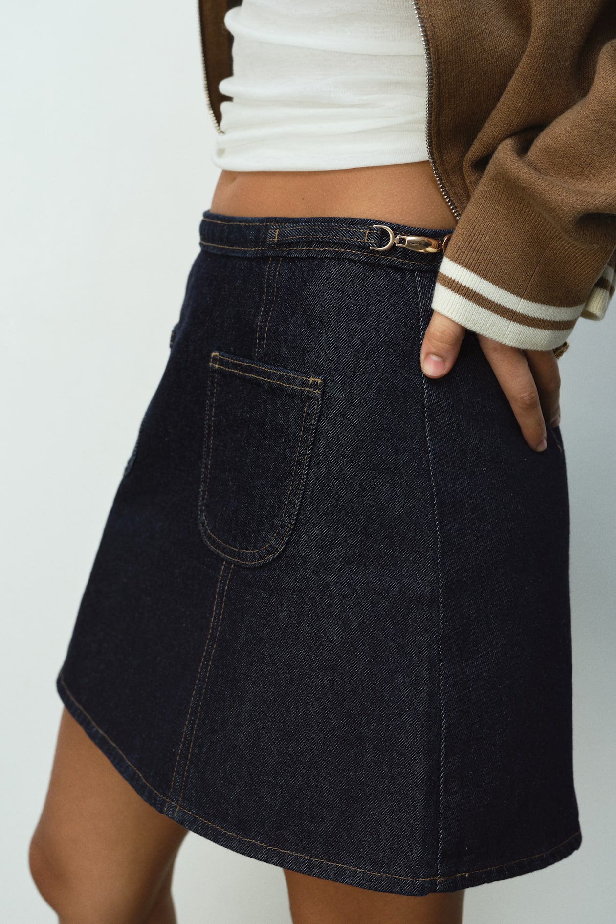 A-Line Denim Skirt - image 2