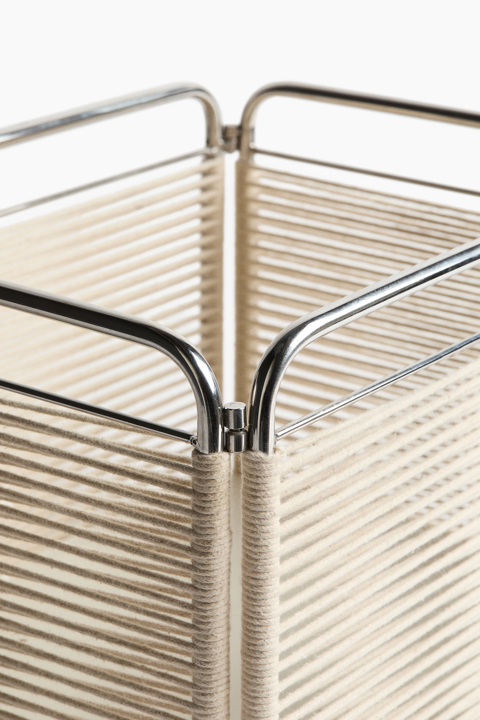 Foldable storage basket - Beige - 2