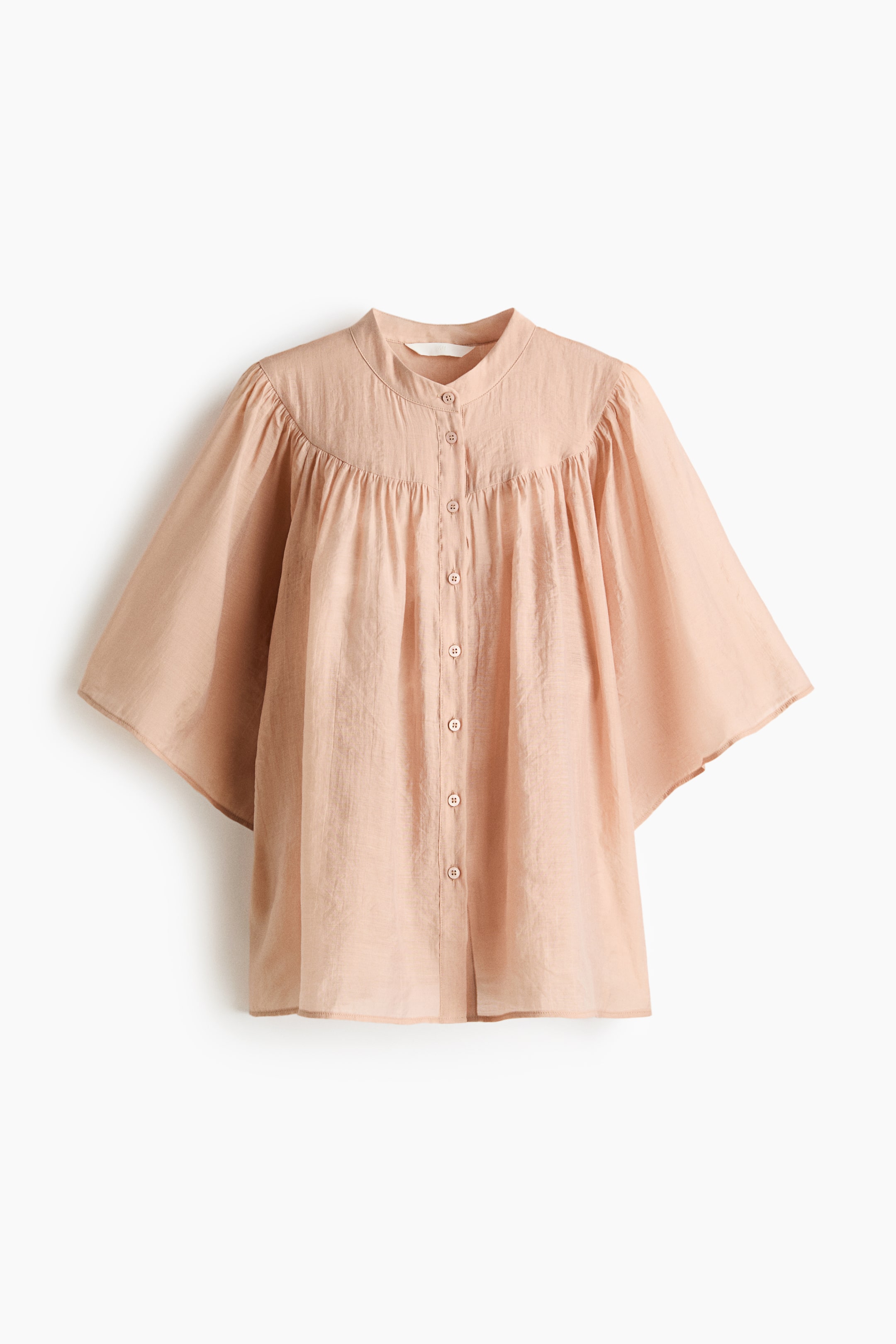 Butterfly-Sleeved Blouse