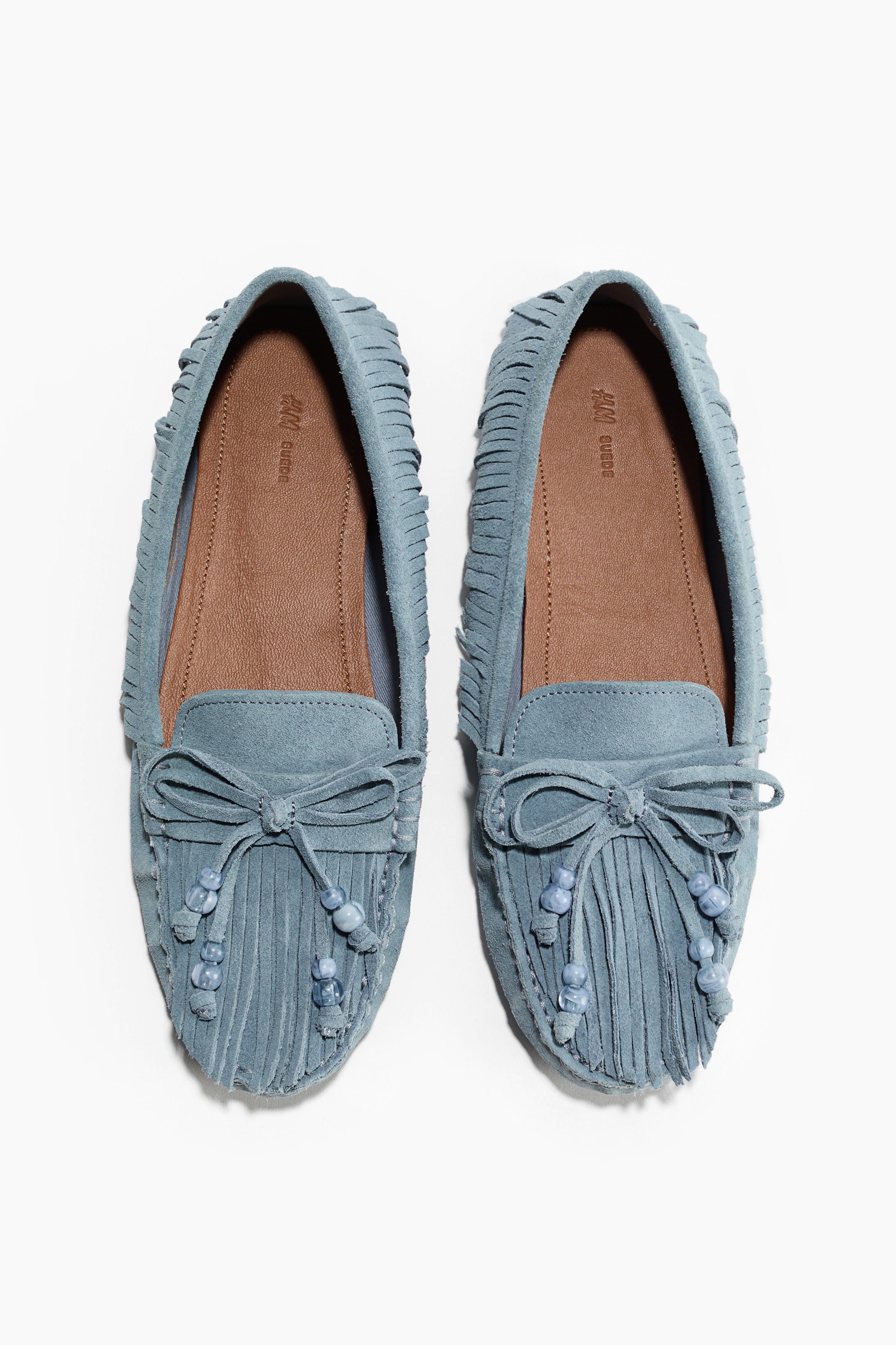 Δερμάτινα μοκασίνια - Γκριζογάλανο/Μαύρο/Καφέ/Μπεζ/λεοπάρ