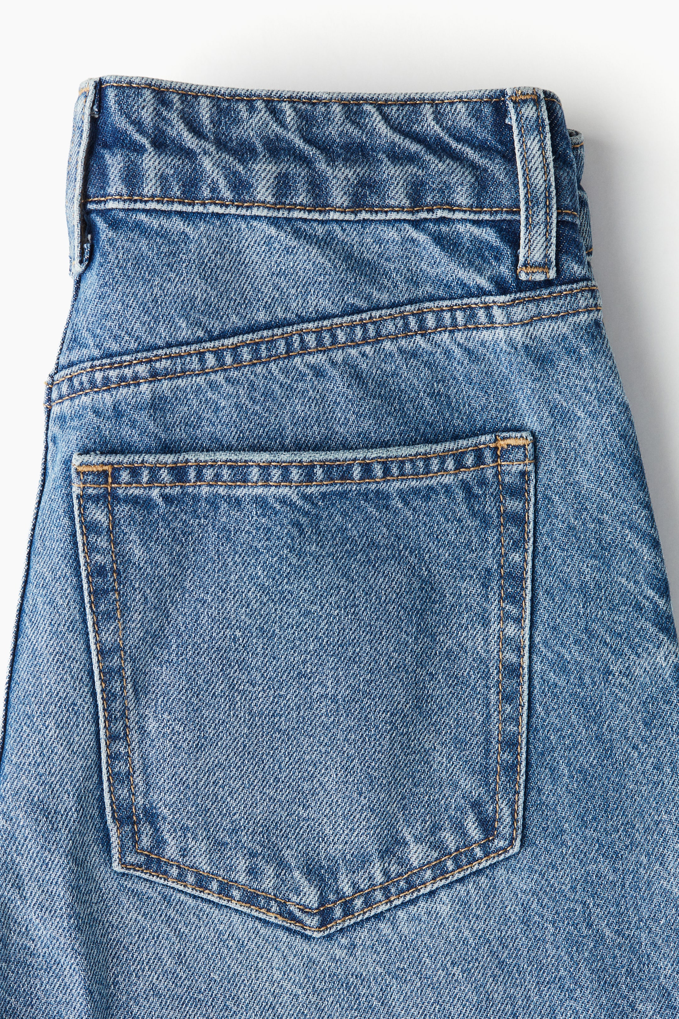 Wide jeans - Denim blue - Ladies | H&M GB 8