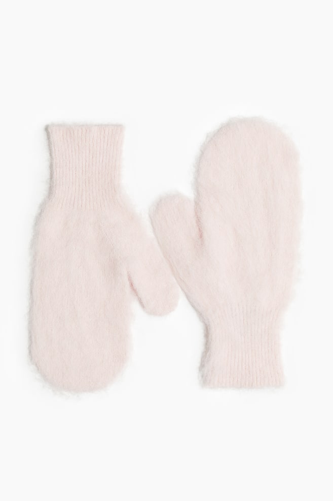 Mittens - Powder pink/White - 1