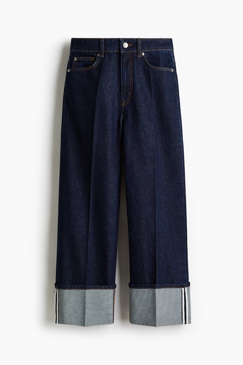 Zara Jupe Longue Fendue H&m Jeans Femme Taille Haute, Skinny
