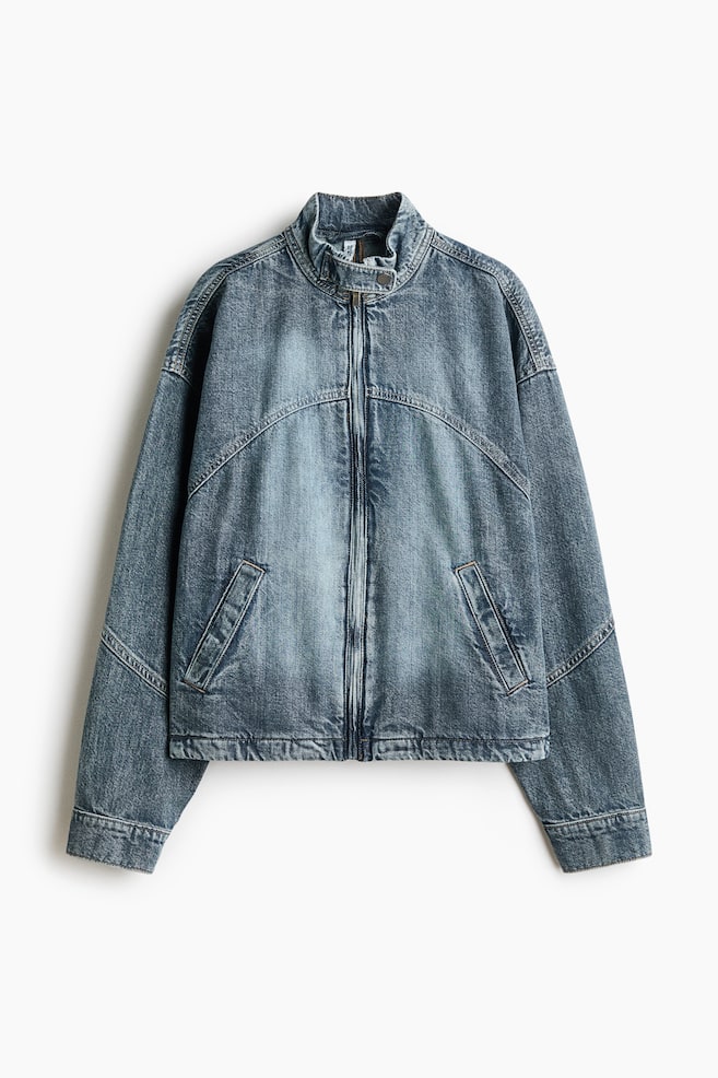 Jakke i denim - Denimblå - 1