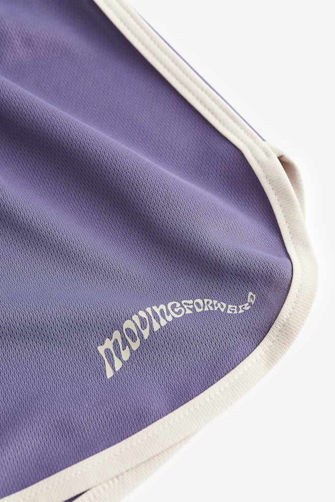 DryMove™ Sports shorts - Purple/Light beige/Black/Moving Forward - 3